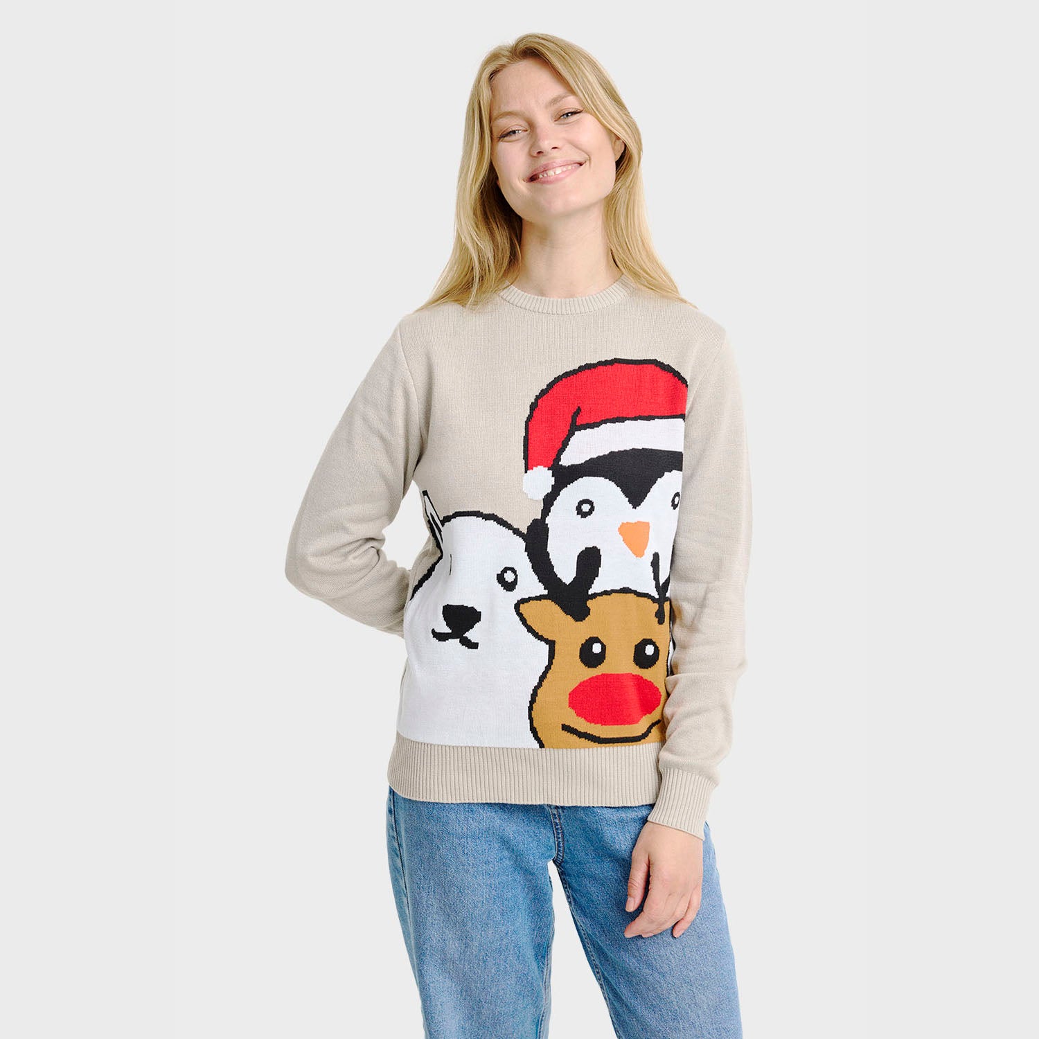 Dyrejulesweater - Dame