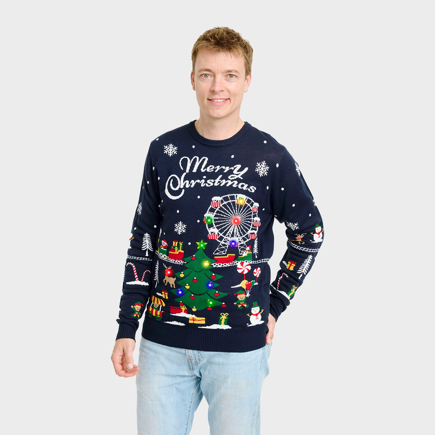 Julemarkedets julesweater - Herre