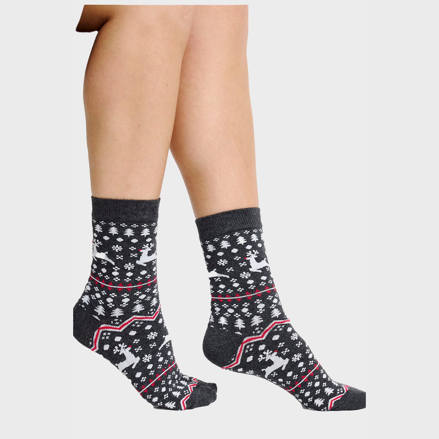 The Stylish Christmas Socks Grey