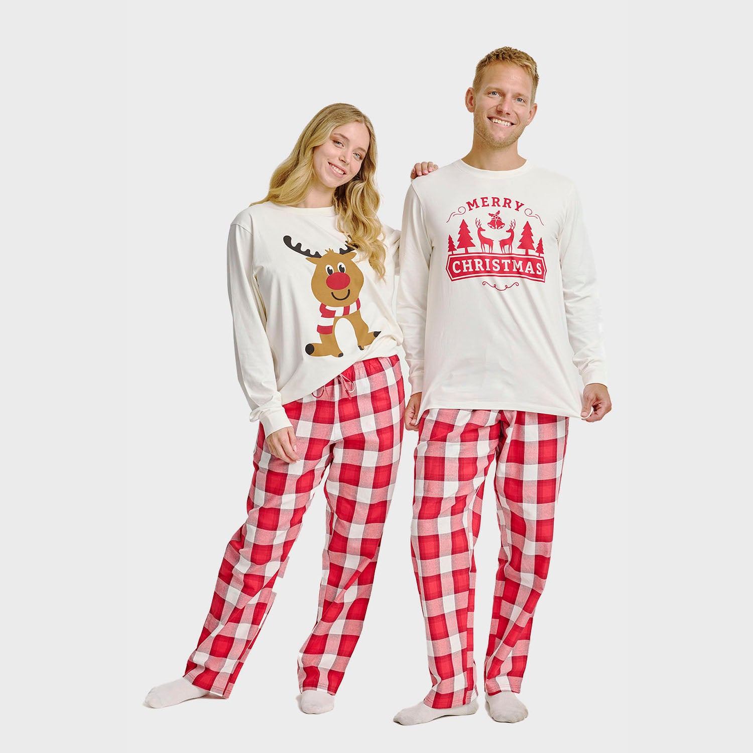 The Reindeer Pyjamas Top - Herre