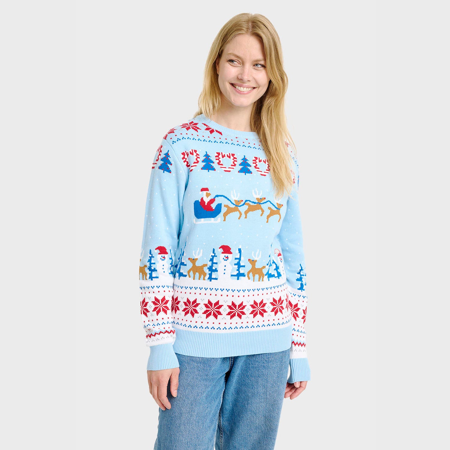 Christmas wonderland julesweater - Dame.
