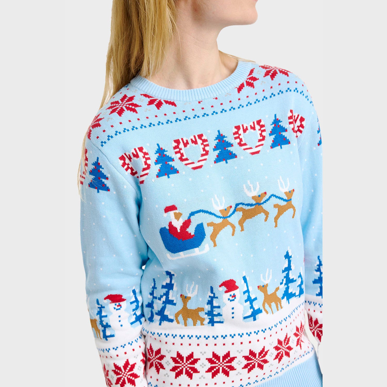 Christmas wonderland julesweater - Dame.