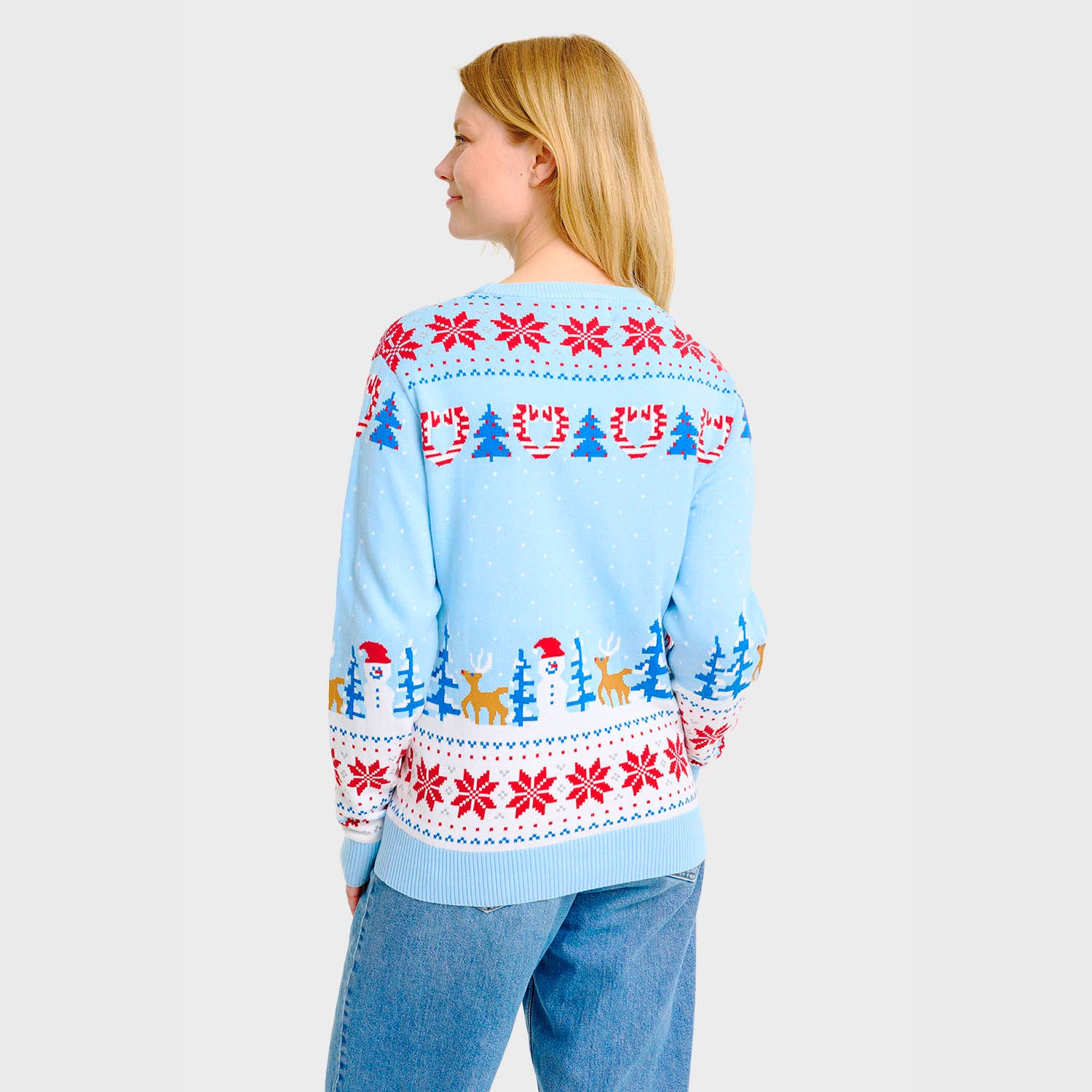 Christmas wonderland julesweater - Dame.