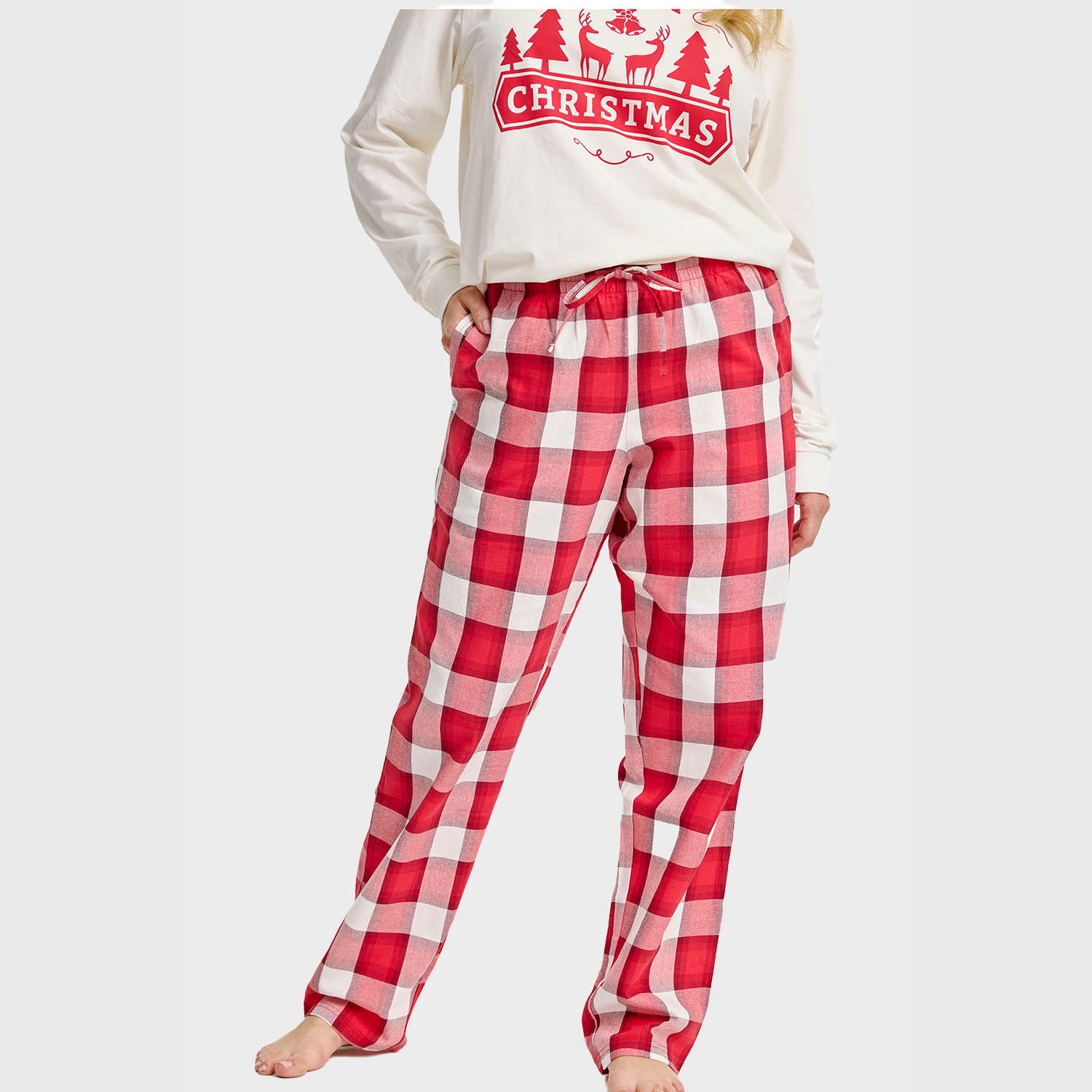 Pyjamas flannel & Merry top - Dame
