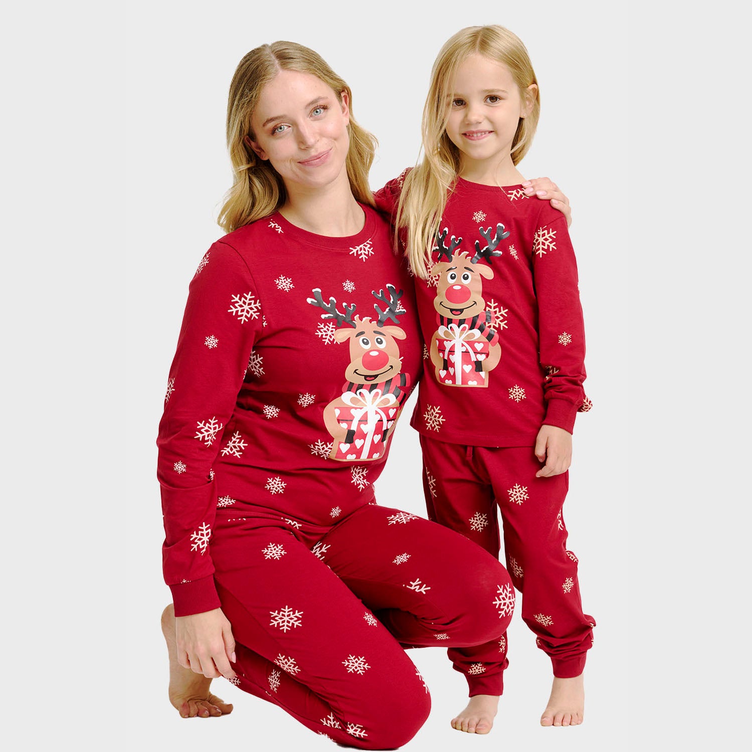 Rudolfs Cute Pyjamas Rød - Dame.