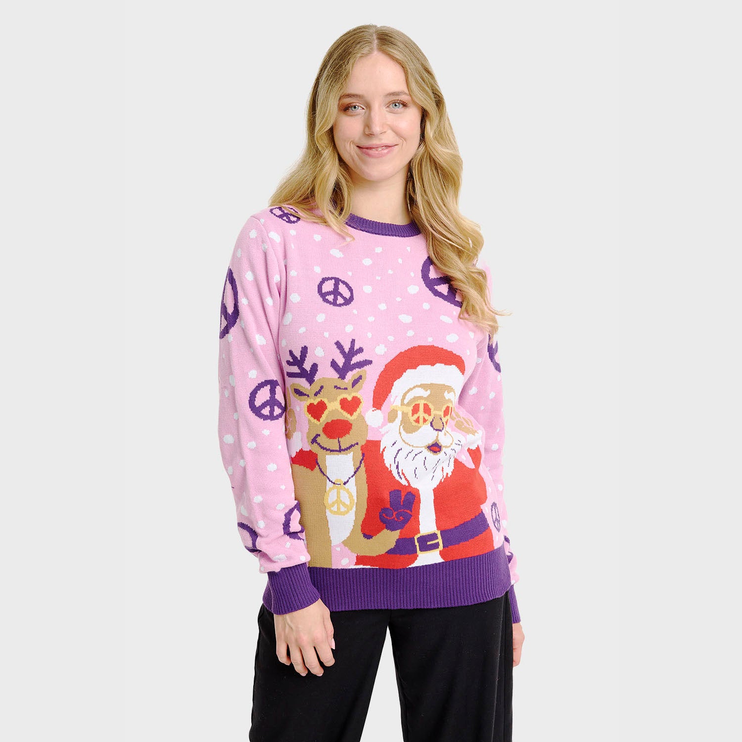Hippie julesweater - Dame