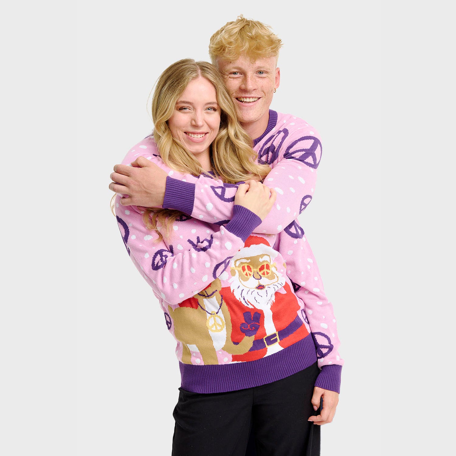 Hippie julesweater - Herre