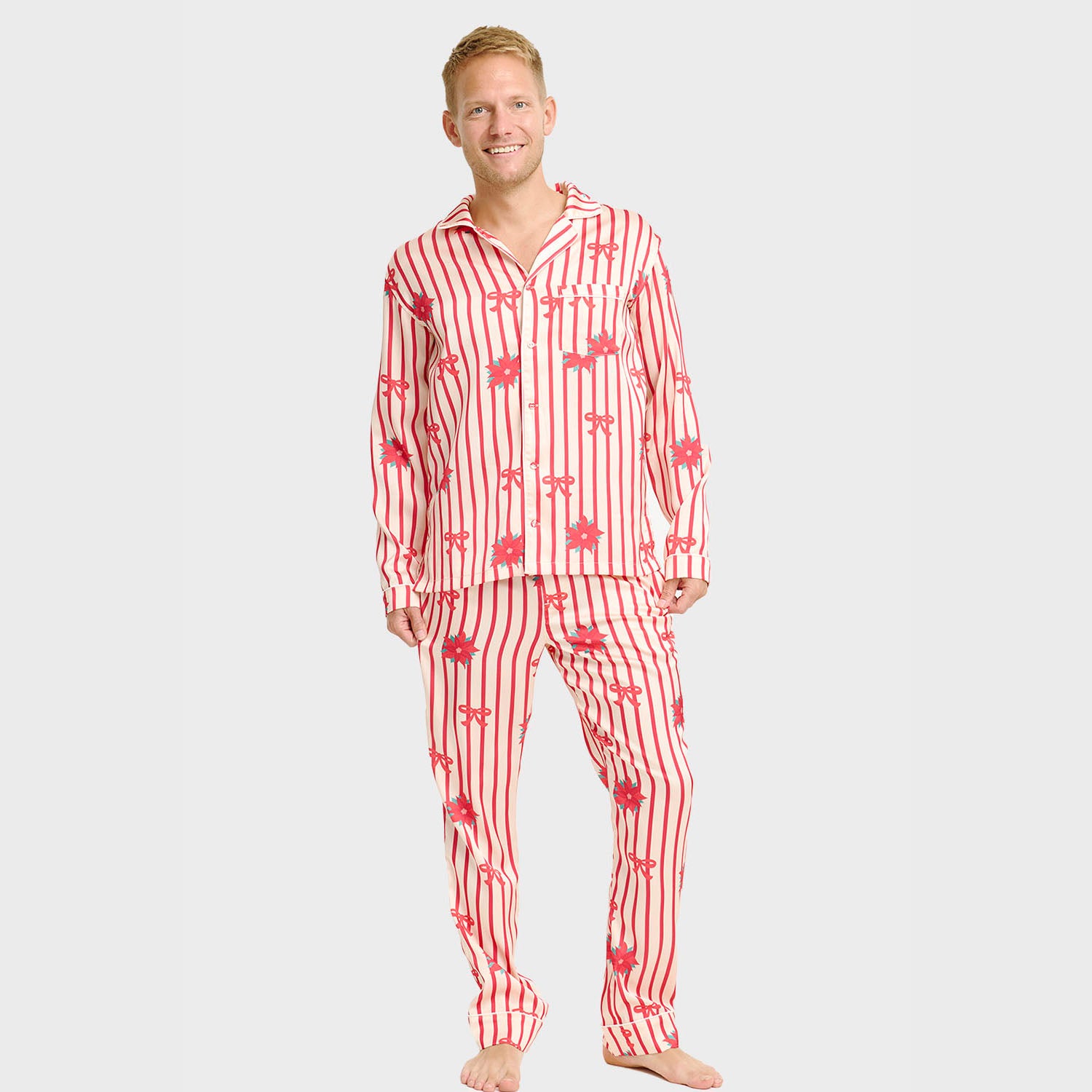 Satin pyjamas - Herre