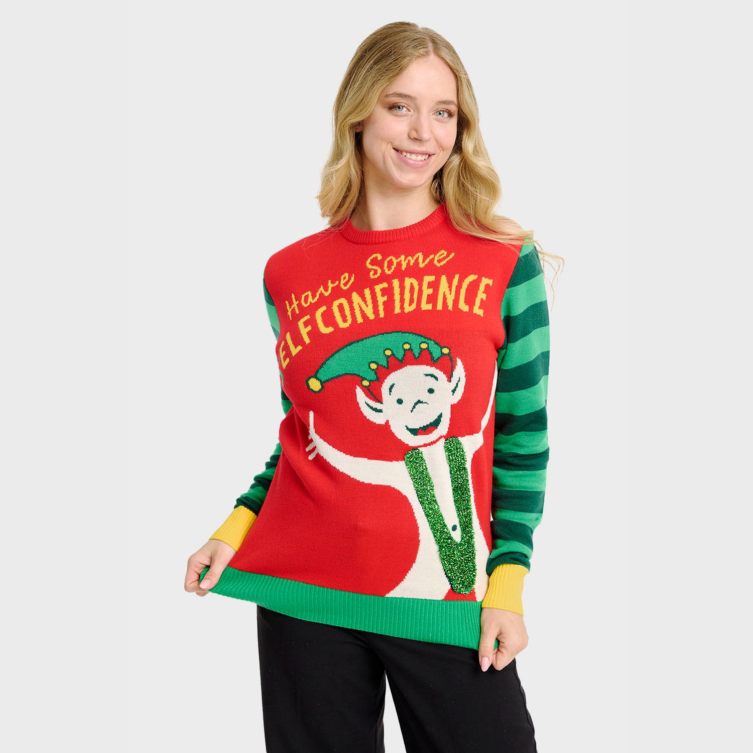 Elf Confidence julesweater - Dame