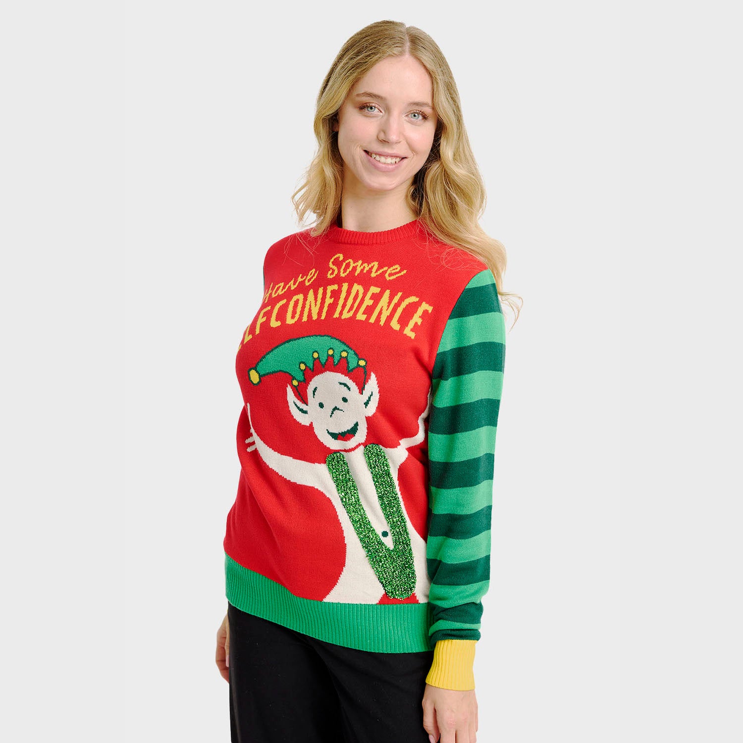 Elf Confidence julesweater - Dame