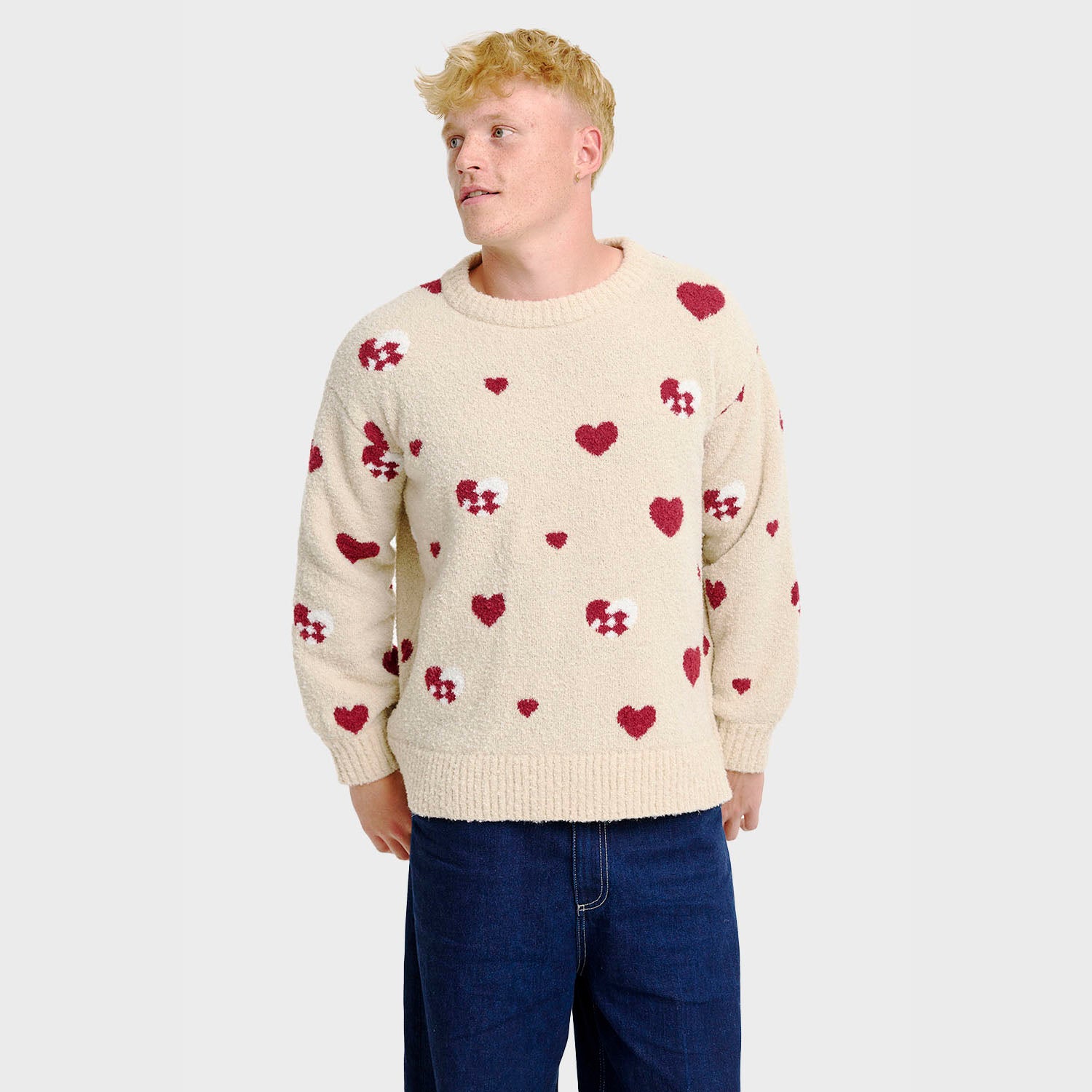 Julehjerte julesweater - Herre