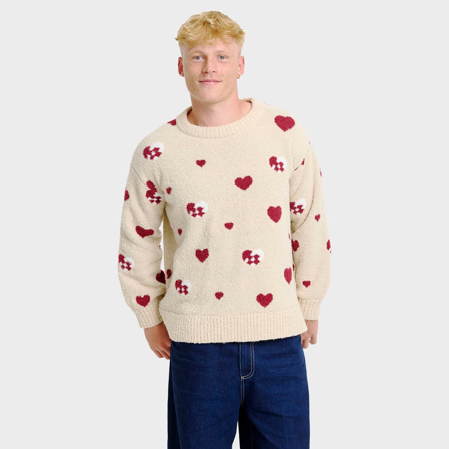 Julehjerte julesweater - Herre