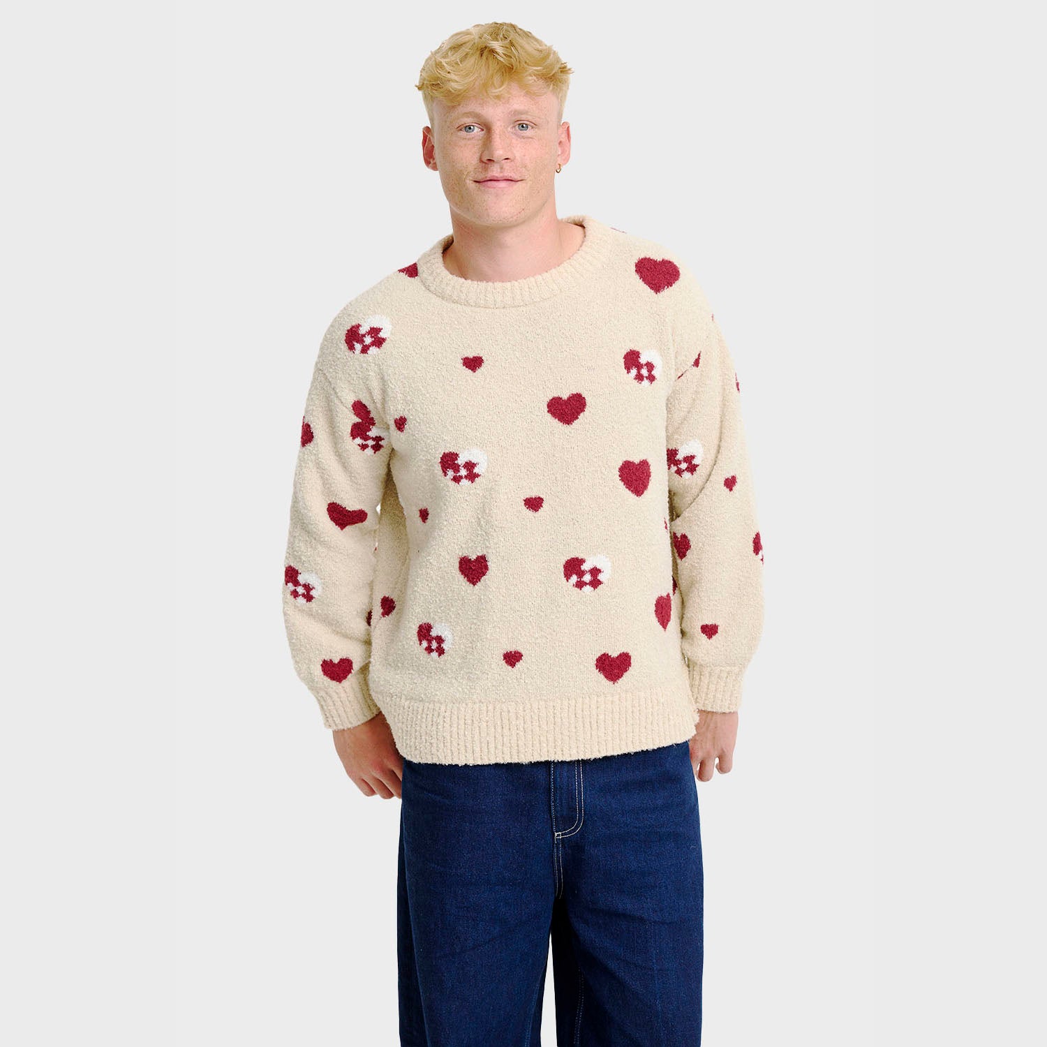 Julehjerte julesweater - Herre