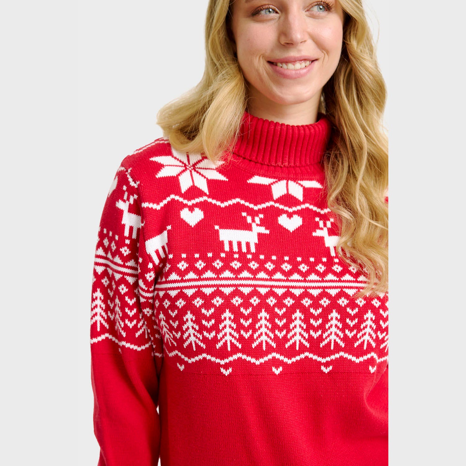 The greenlandish juleturtleneck - Dame.