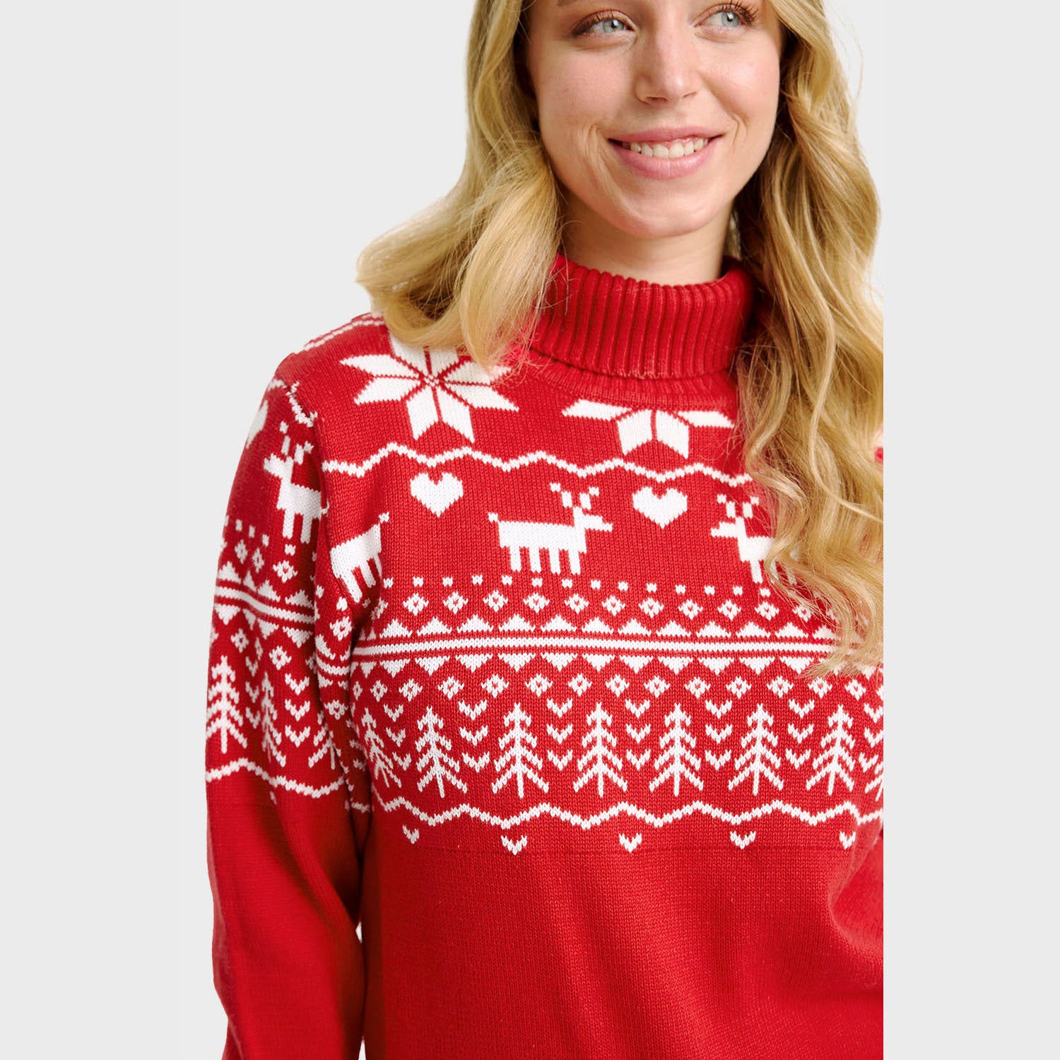 The greenlandish juleturtleneck - Dame.