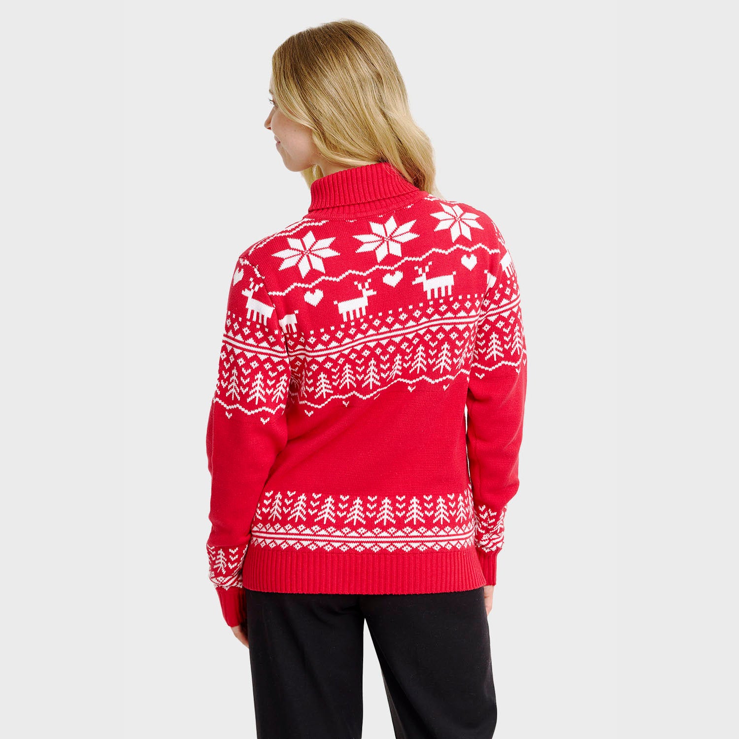 The greenlandish juleturtleneck - Dame.