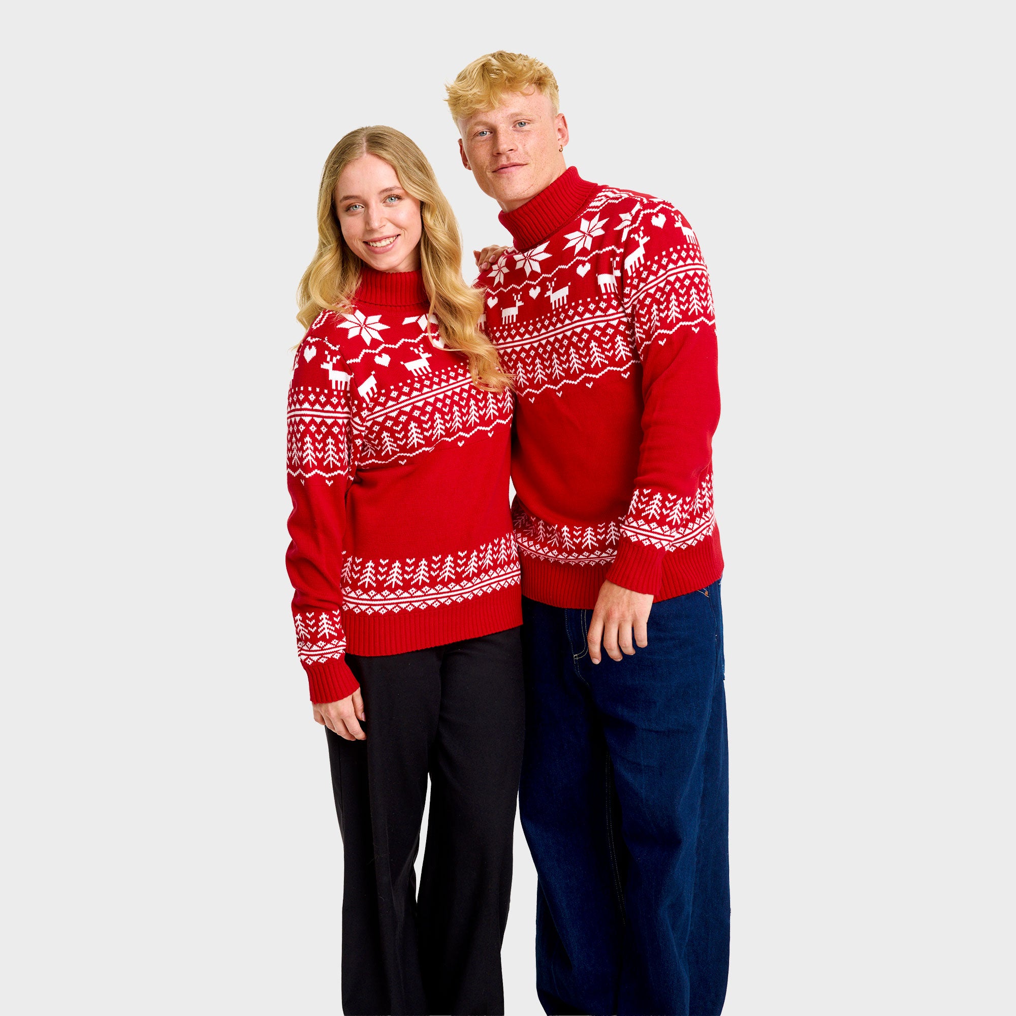 The greenlandish juleturtleneck - Dame.