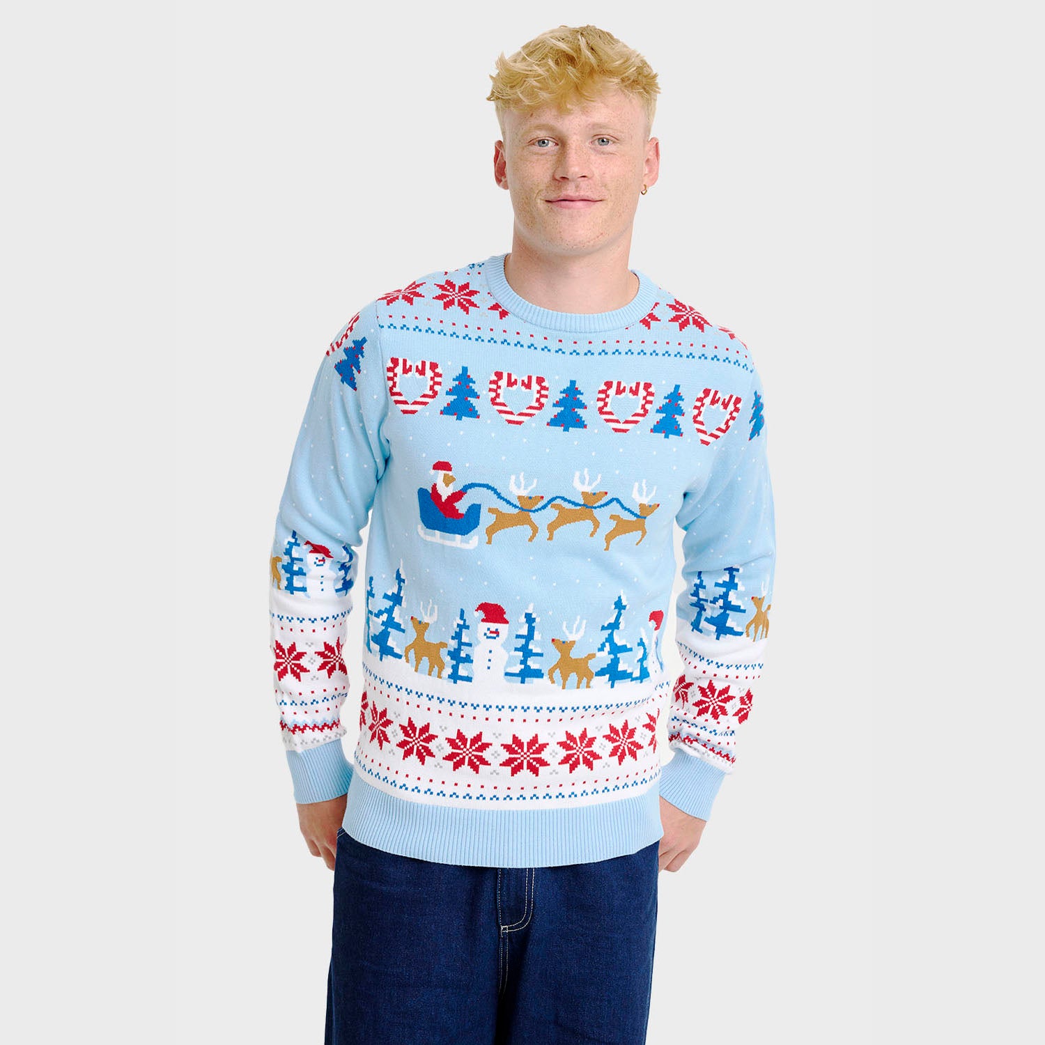 Christmas wonderland julesweater - Herre.