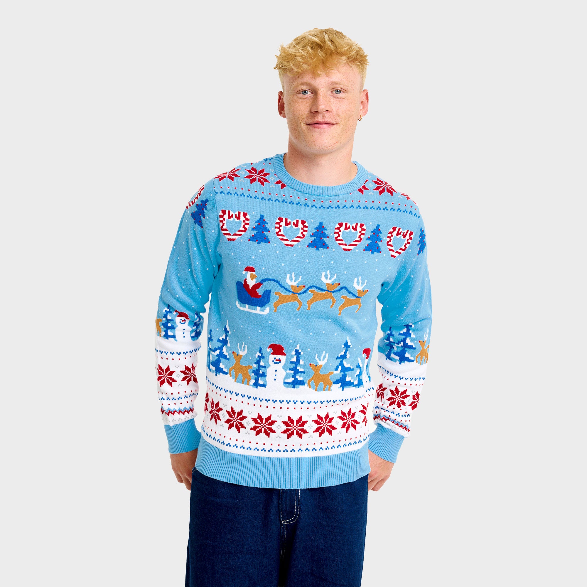 Christmas wonderland julesweater - Herre.
