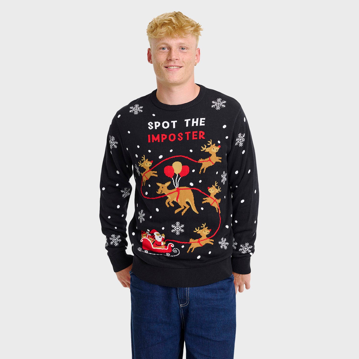 Imposter julesweater - Herre.
