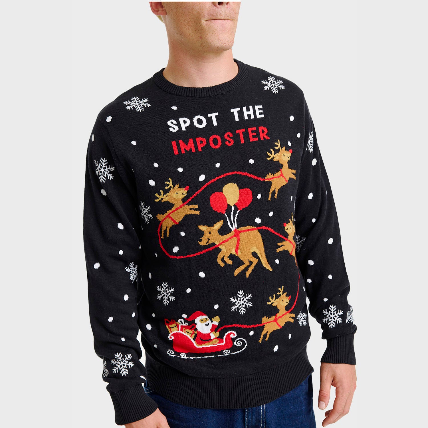 Imposter julesweater - Herre.