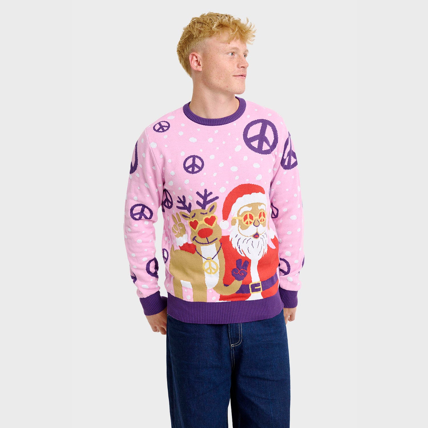Hippie julesweater - Herre