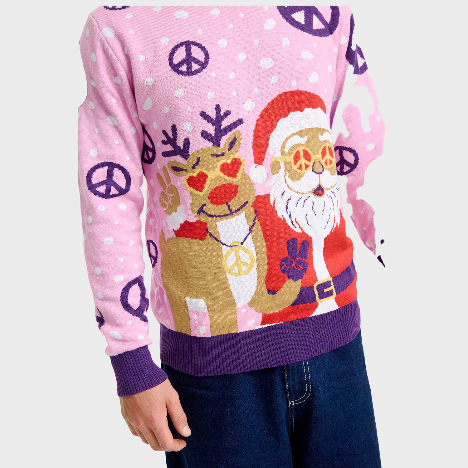 Hippie julesweater - Herre