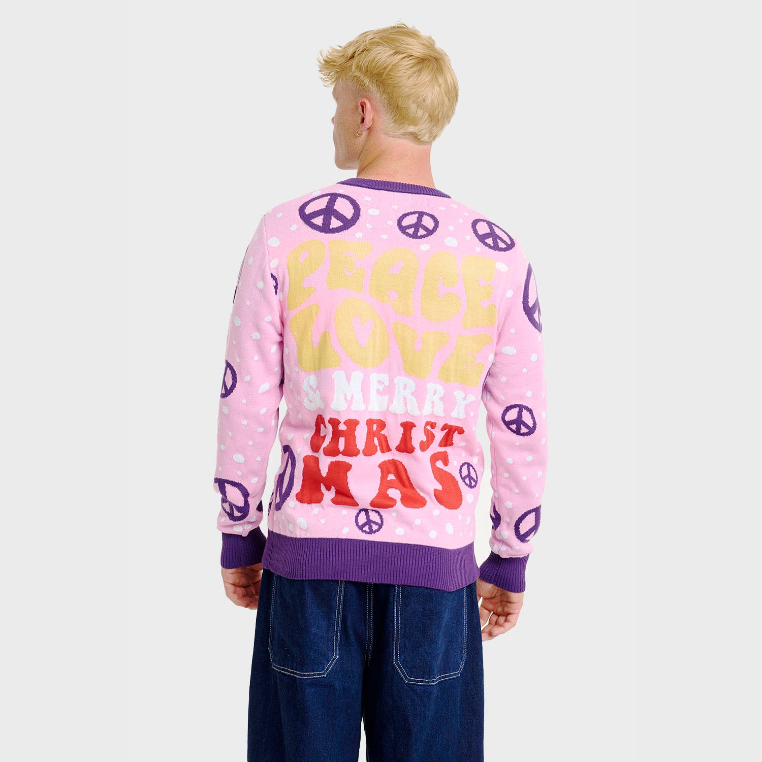 Hippie julesweater - Herre