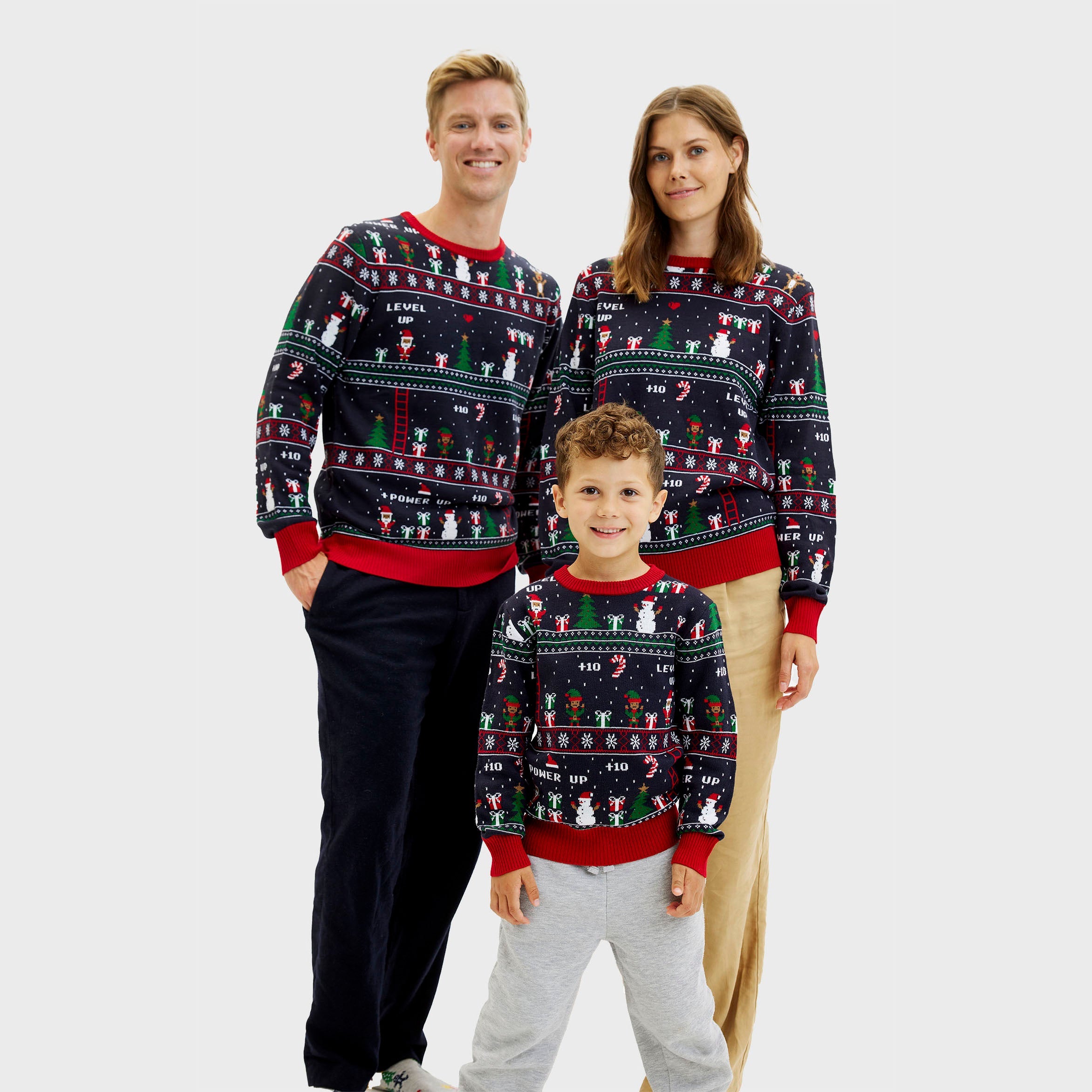 Vintage gamer julesweater - Herre