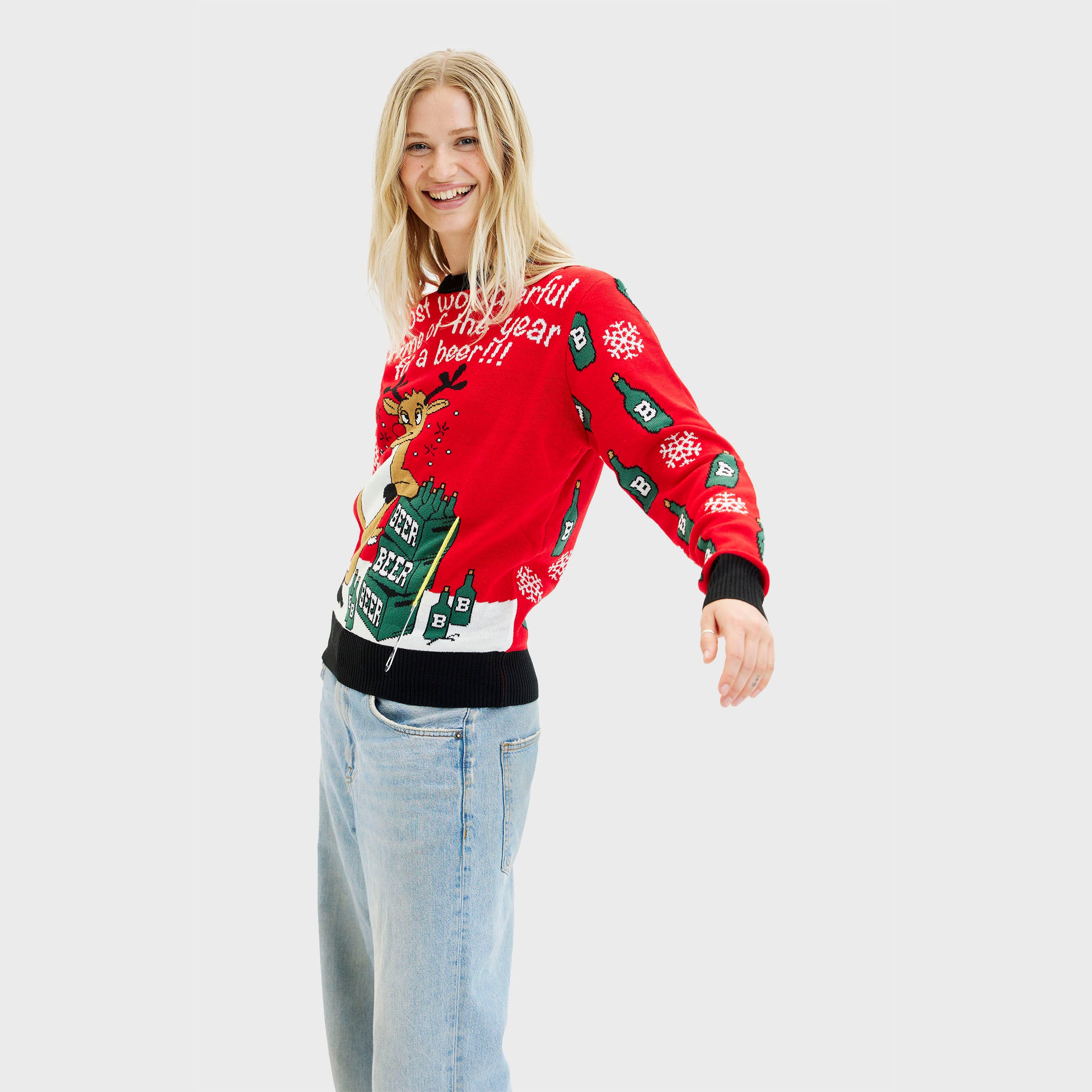 Most Wonderful Time Rød - Dame