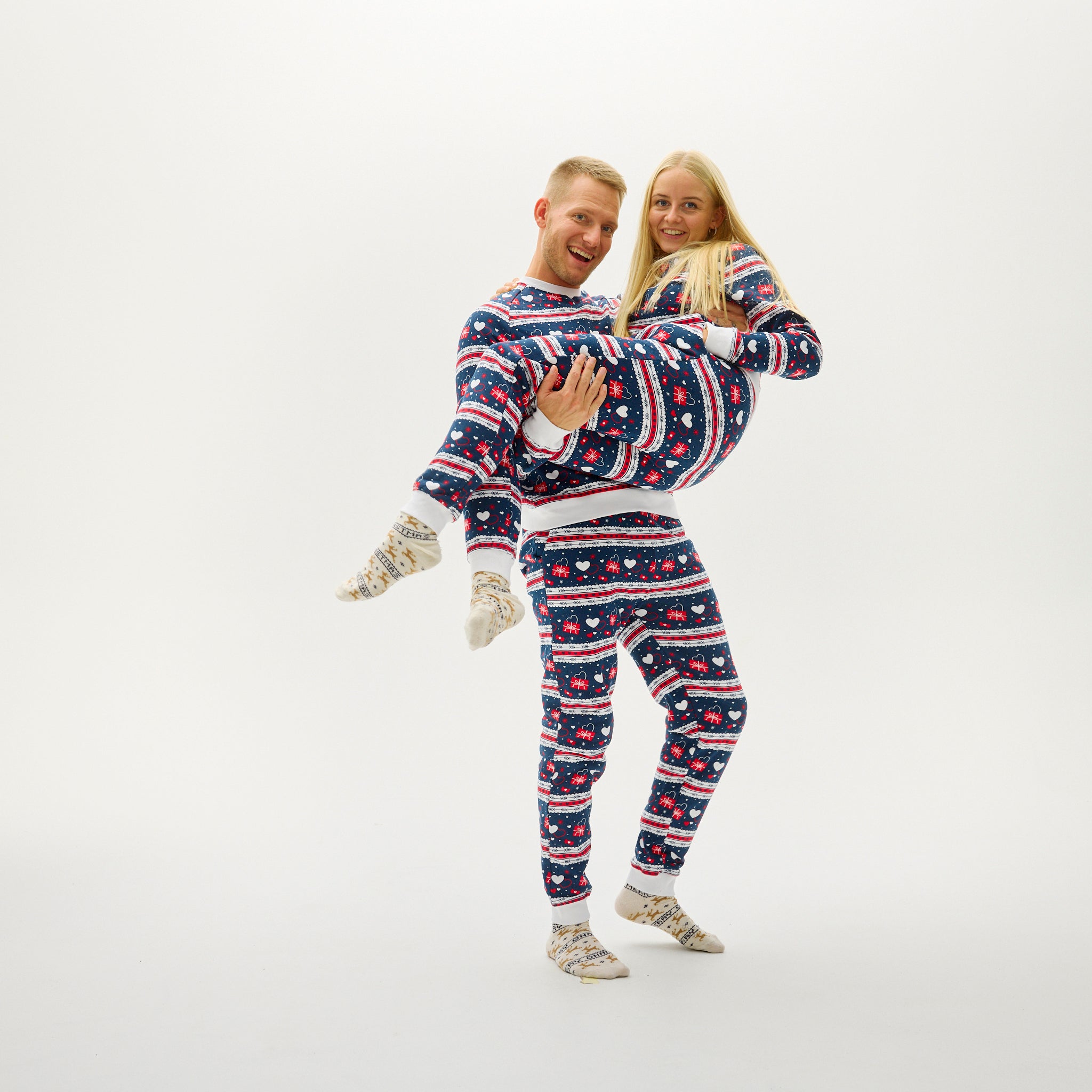 Valentinessæt Navy - Dame.