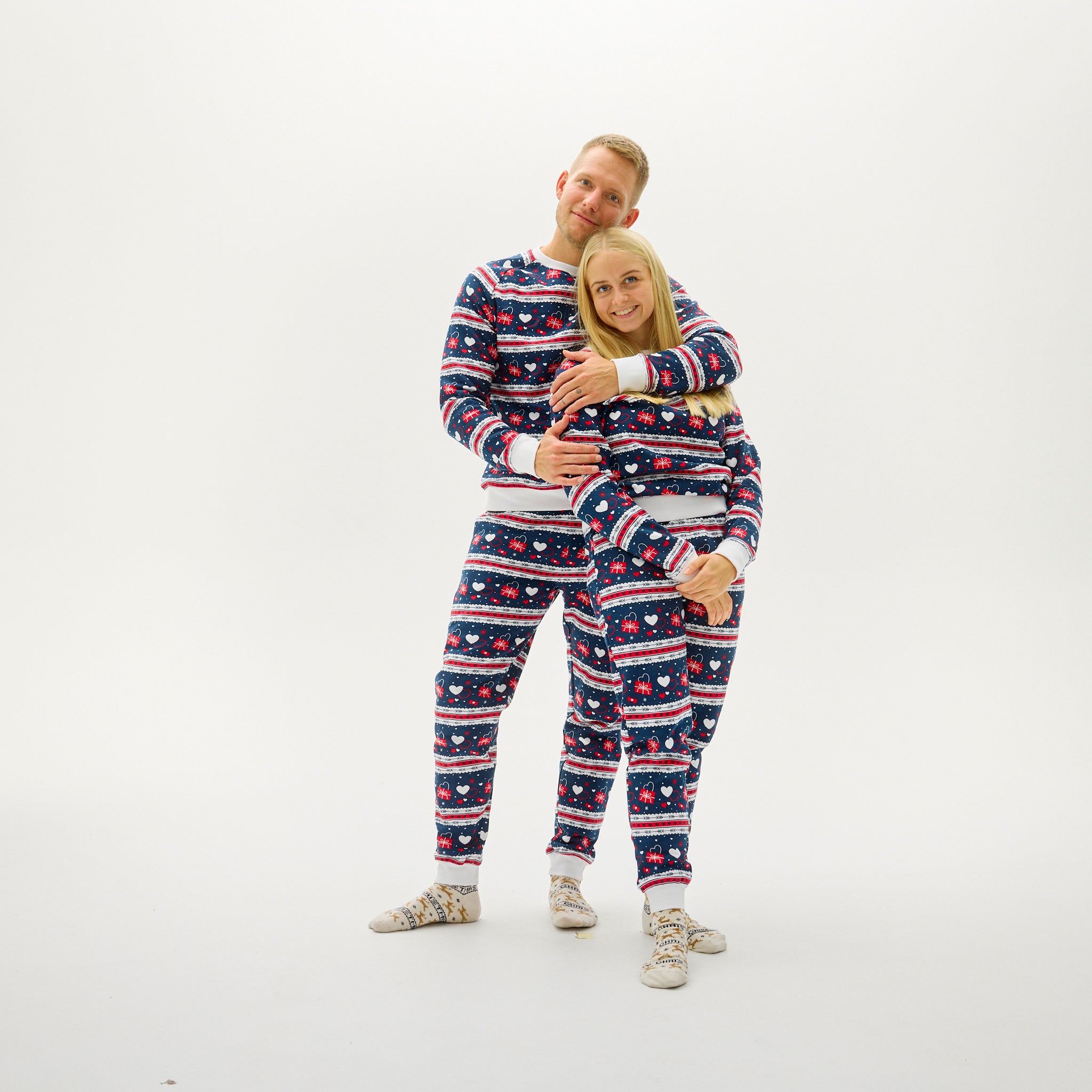 Valentinessæt Navy - Dame.