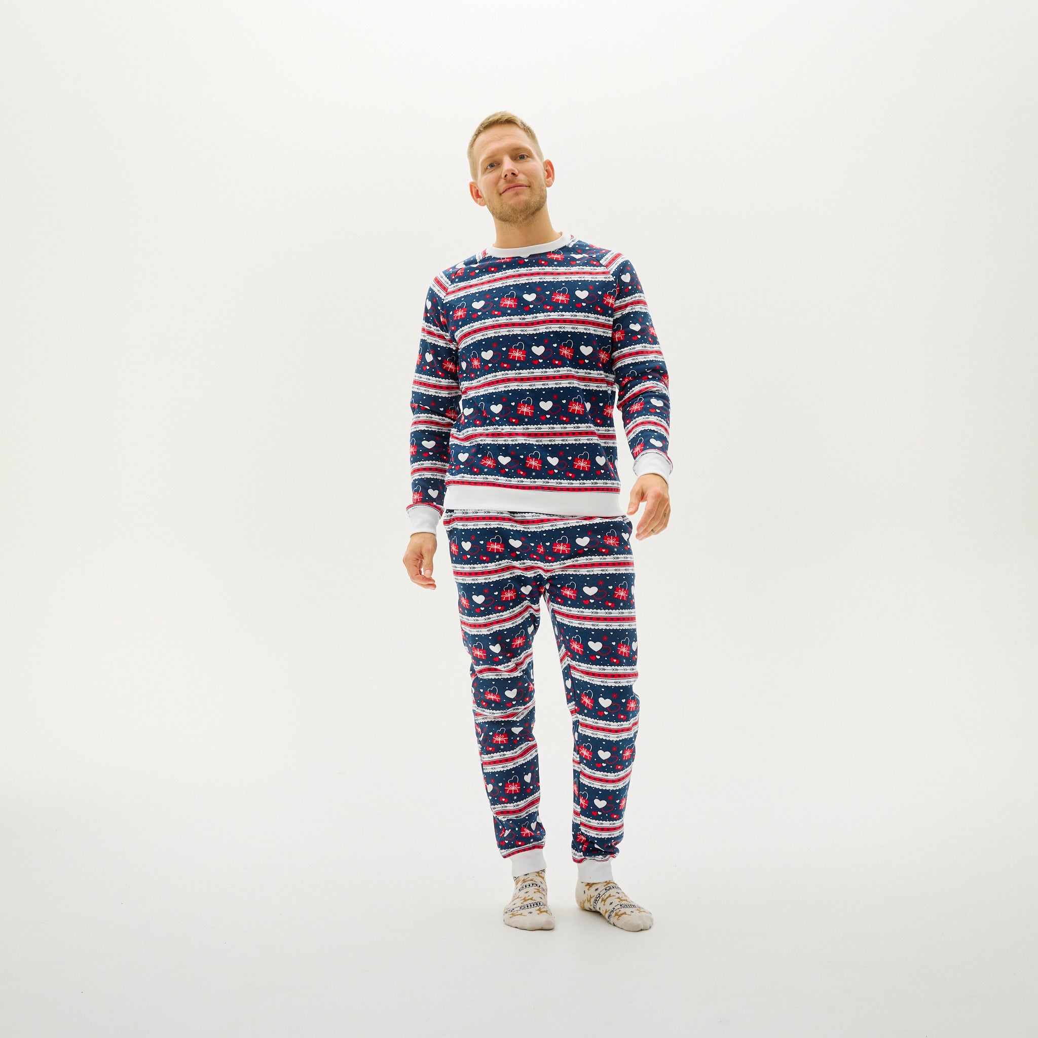 Valentinessæt Navy - Herre.