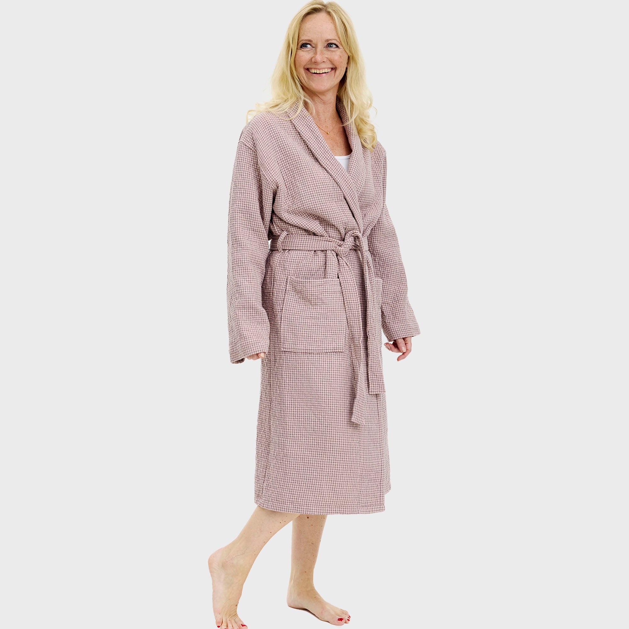 Badekåbe rosaternet - onesize