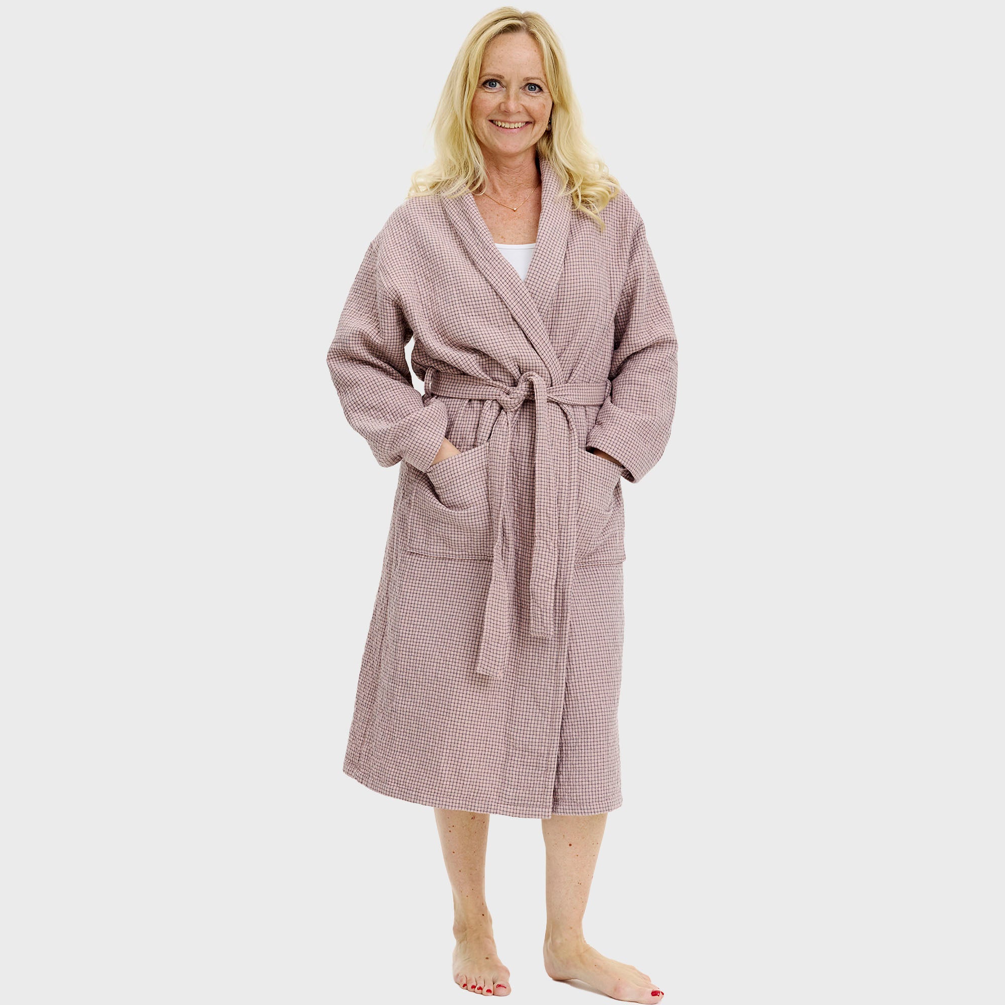 Badekåbe rosaternet - onesize