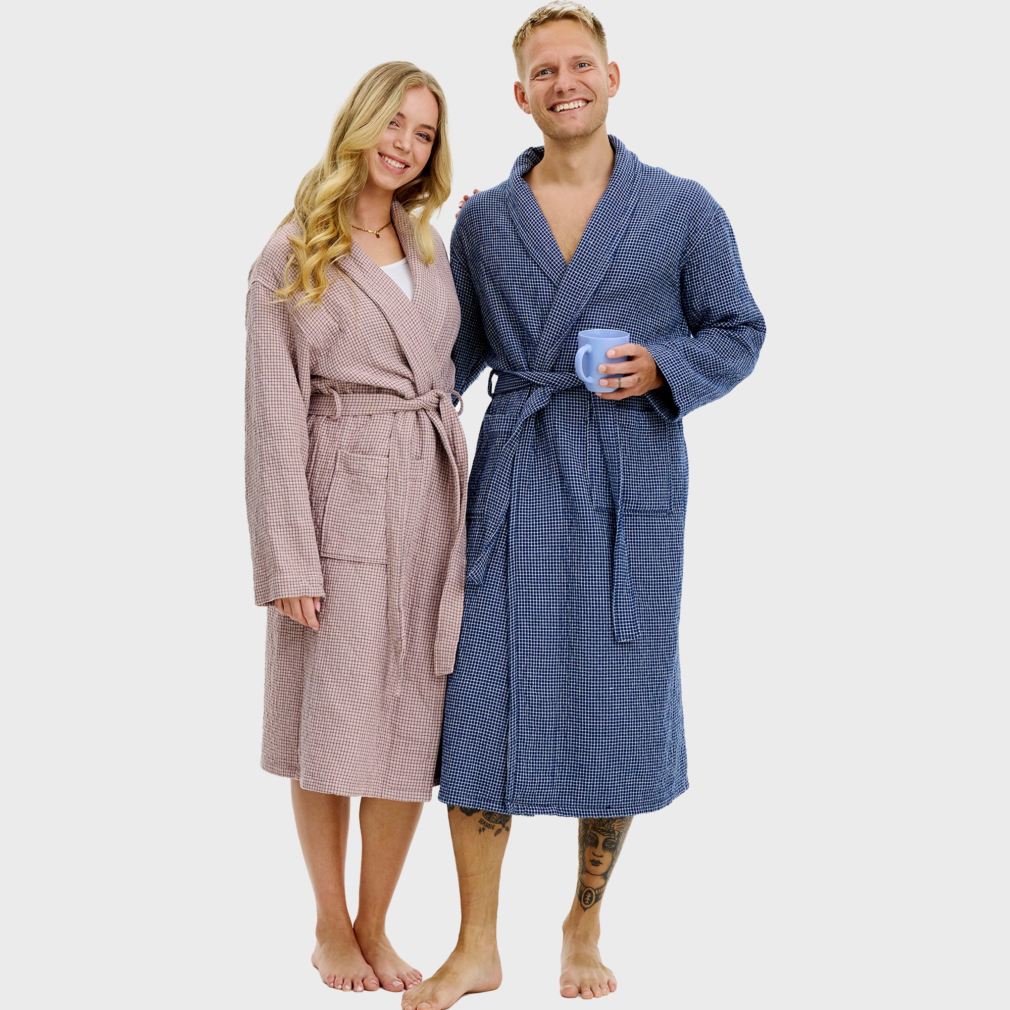 Badekåbe rosaternet - onesize