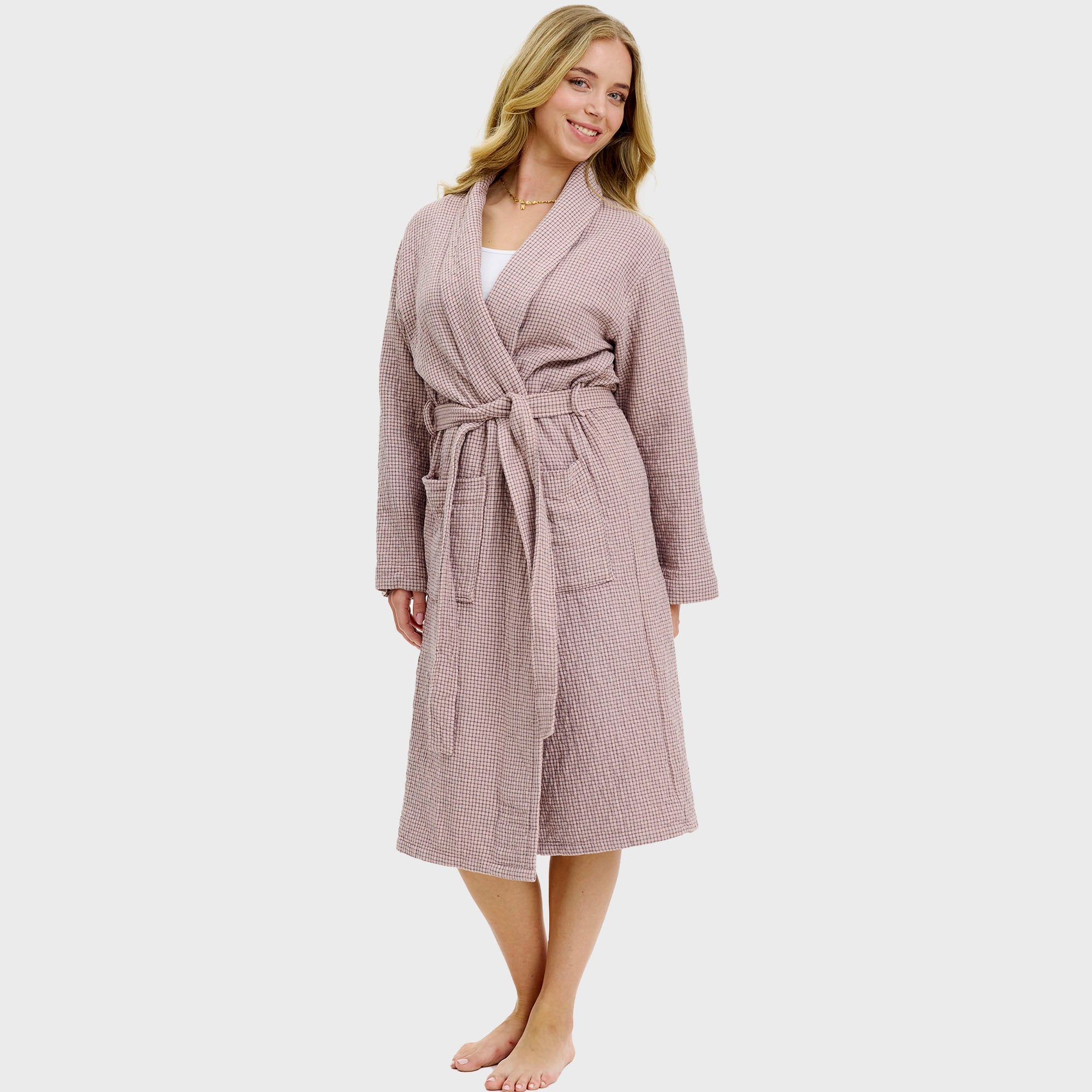 Badekåbe rosaternet - onesize