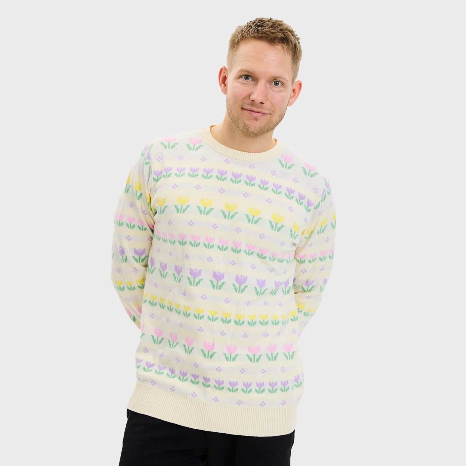 Påskeliljens påskesweater - Herre