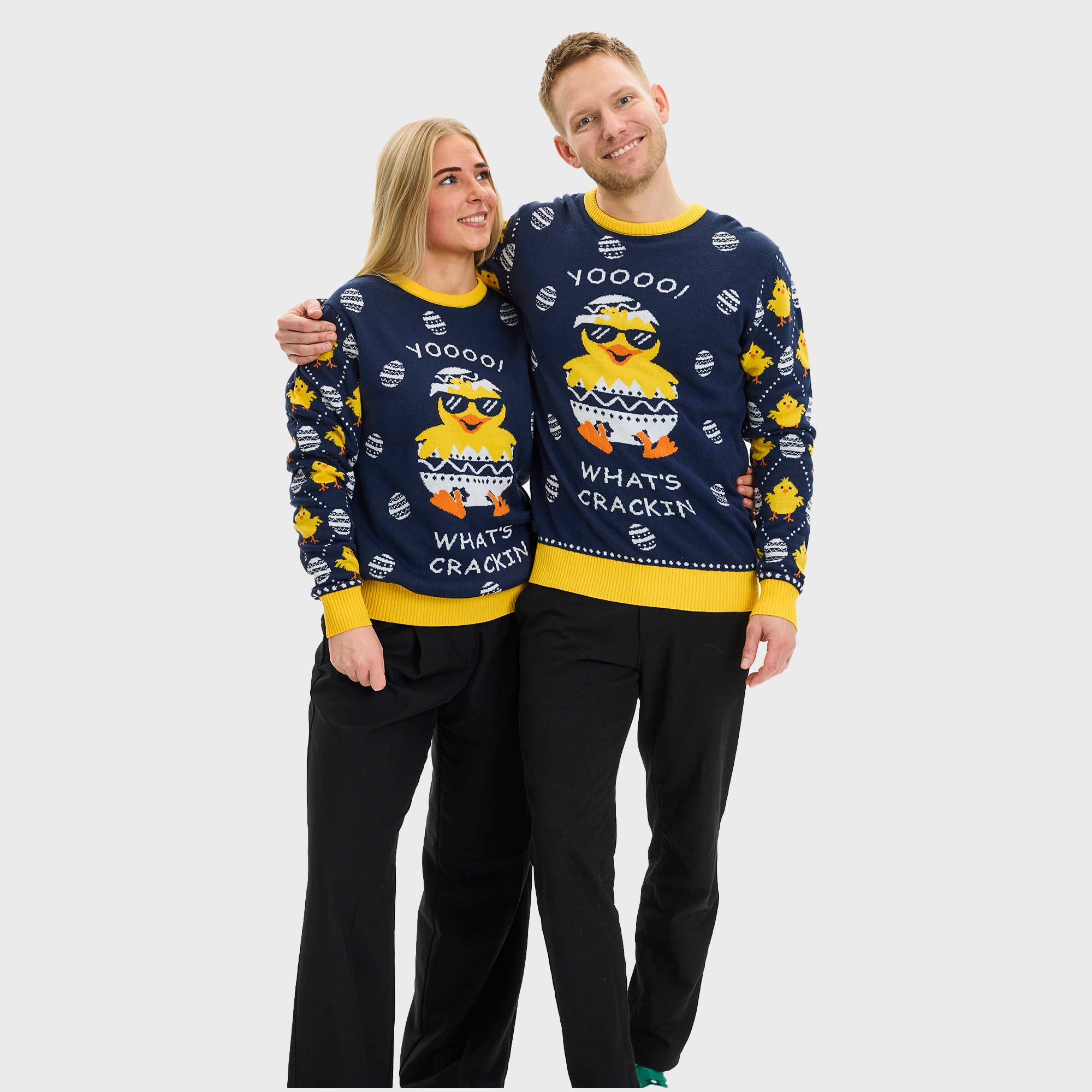 What's cracking Påskesweateren - Dame