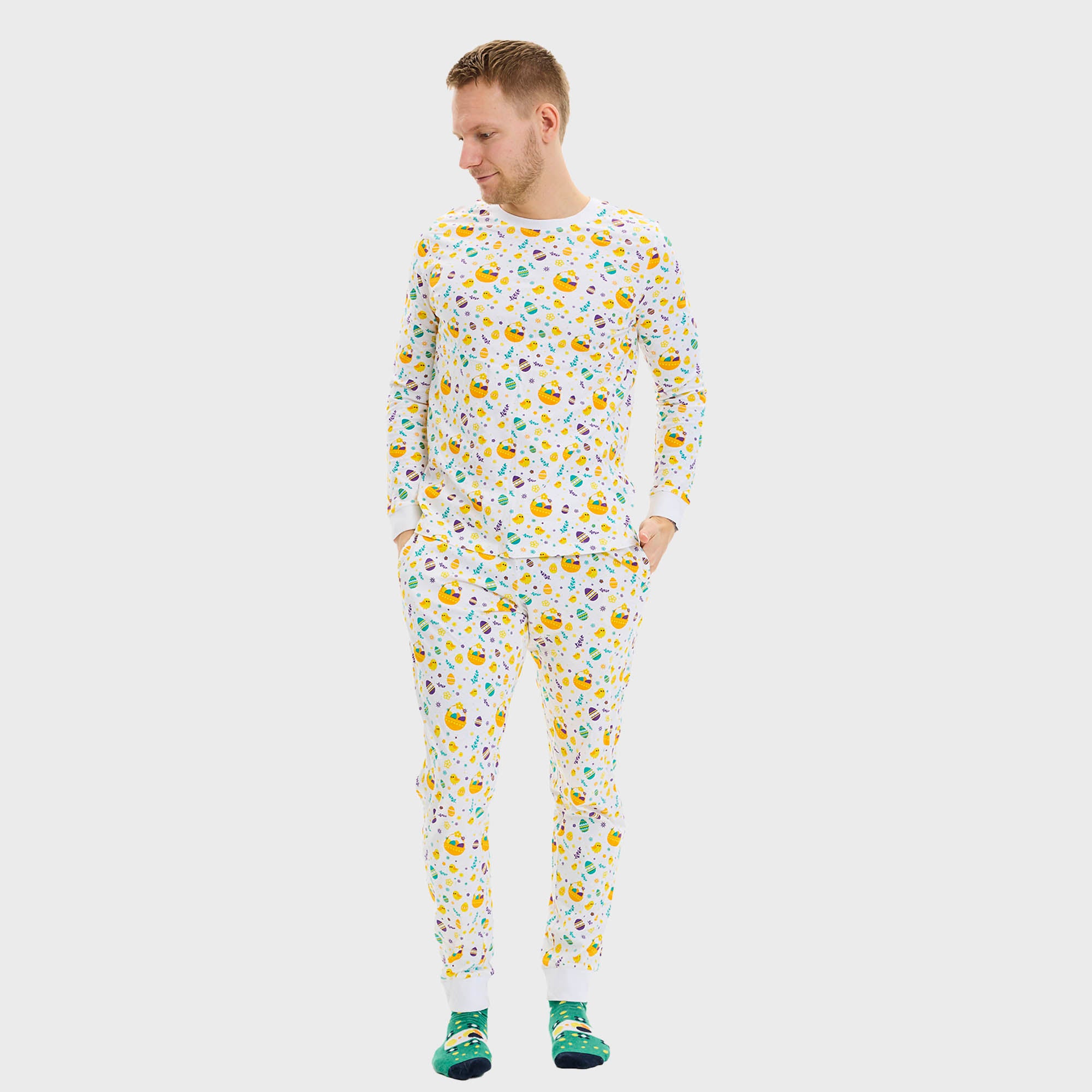 Påskekyllingens Påskepyjamas - Herre.