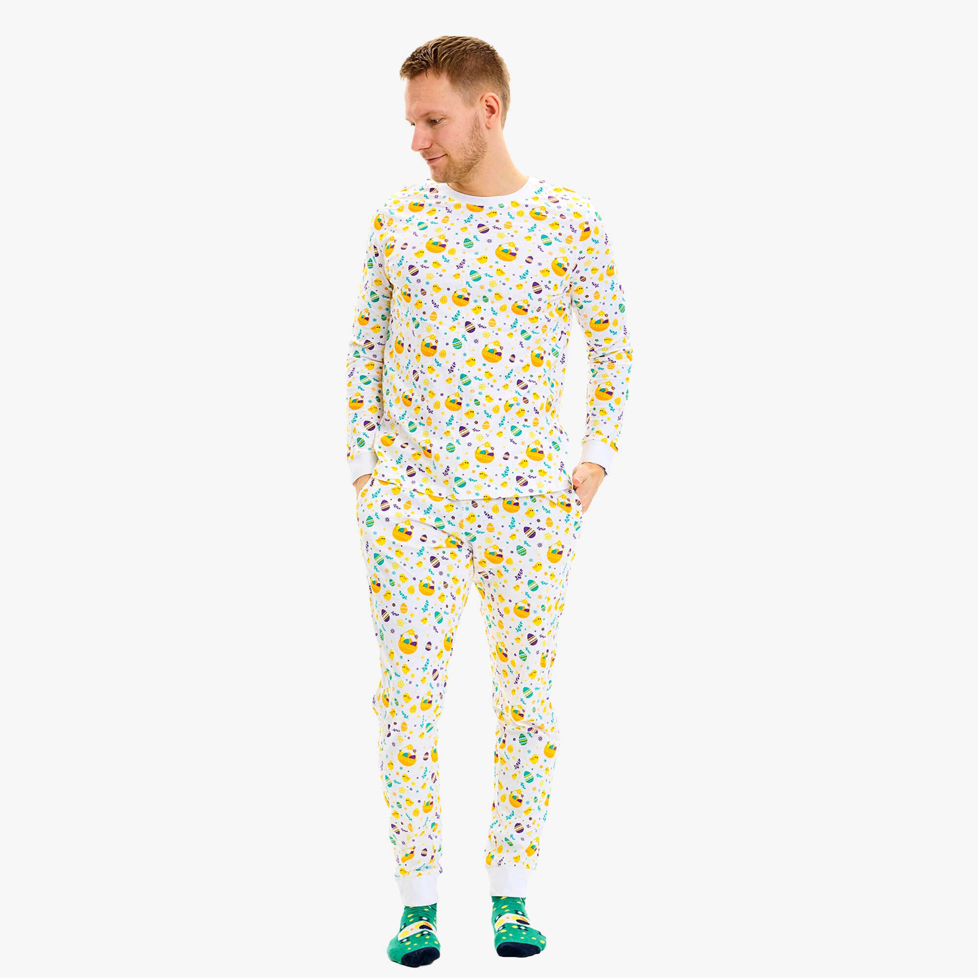 Påskekyllingens Påskepyjamas - Herre.