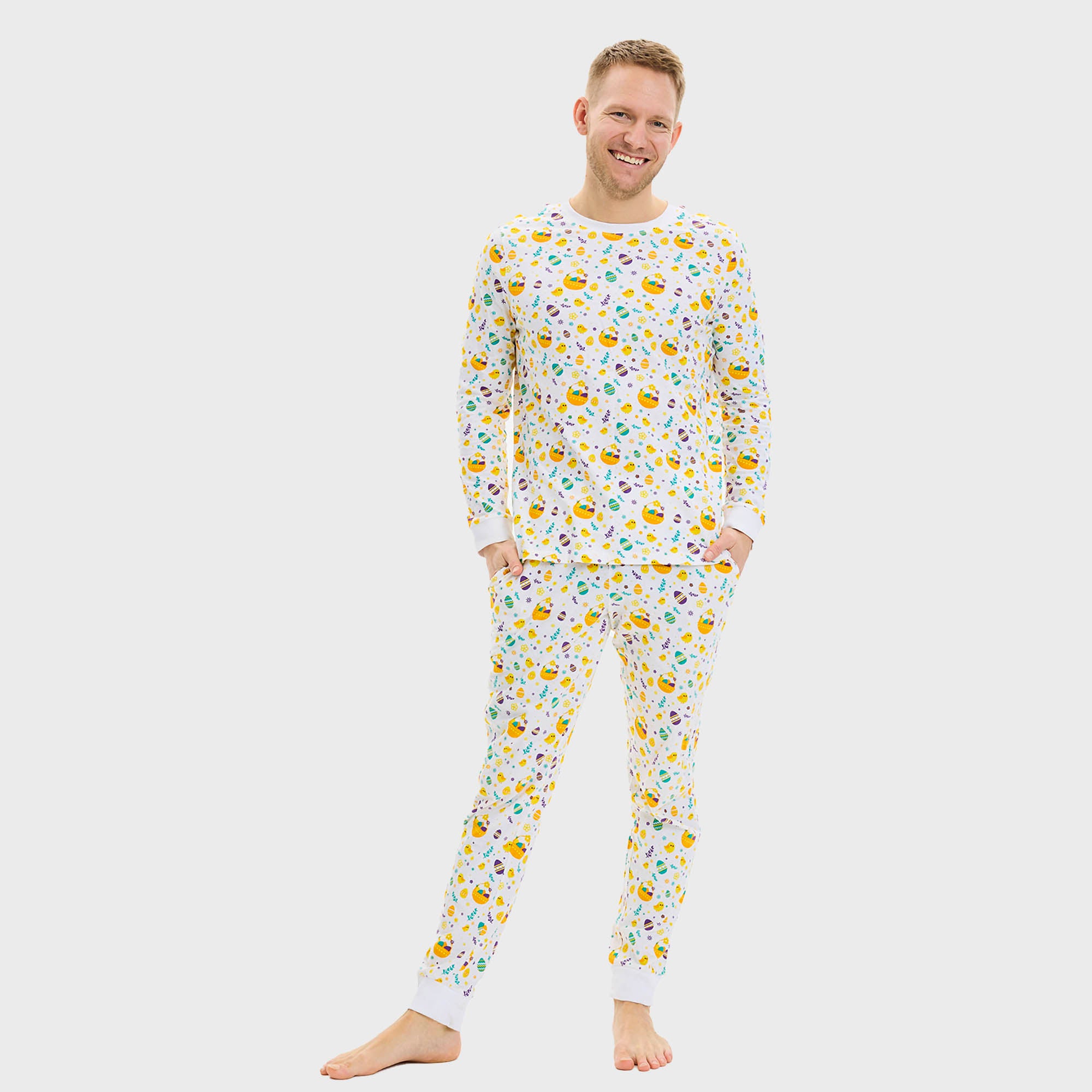 Påskekyllingens Påskepyjamas - Herre.