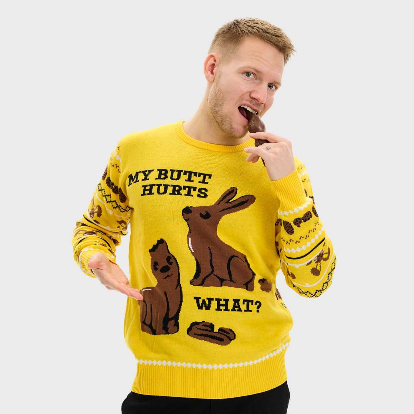 Påskekaninens påskesweater - Herre