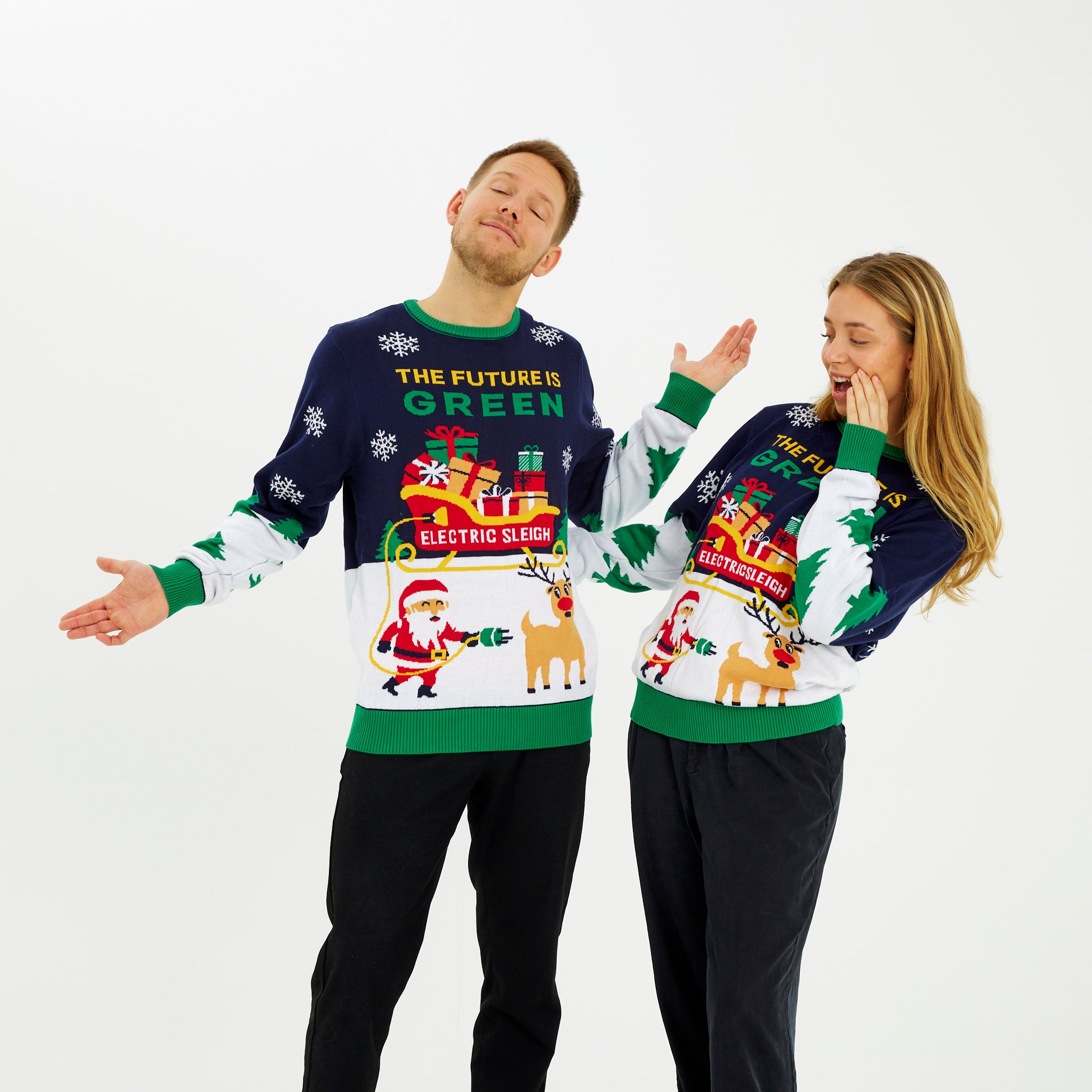 The Electric Christmas Sweater - Herre.