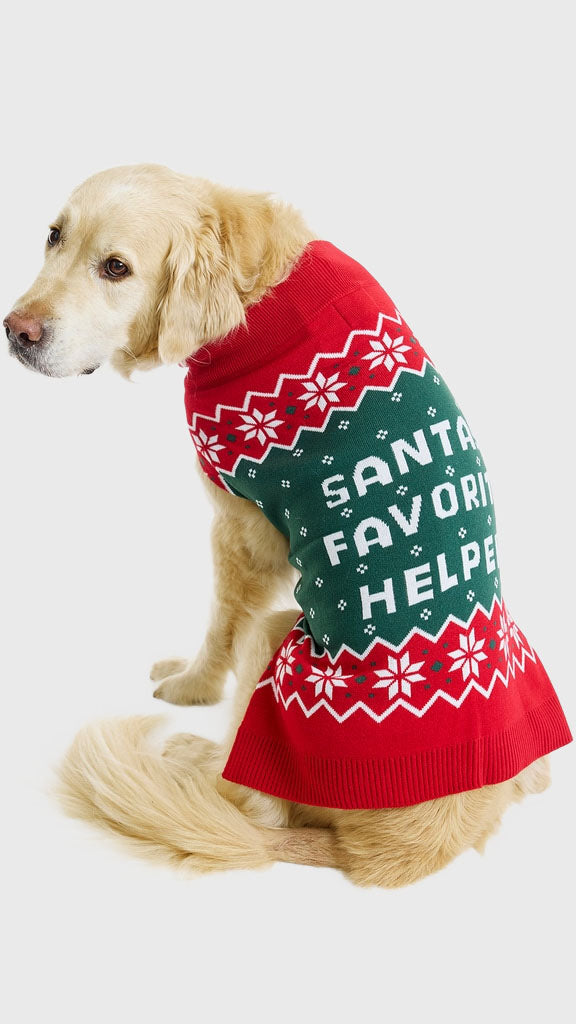 Julemandens favorit hundejulesweater