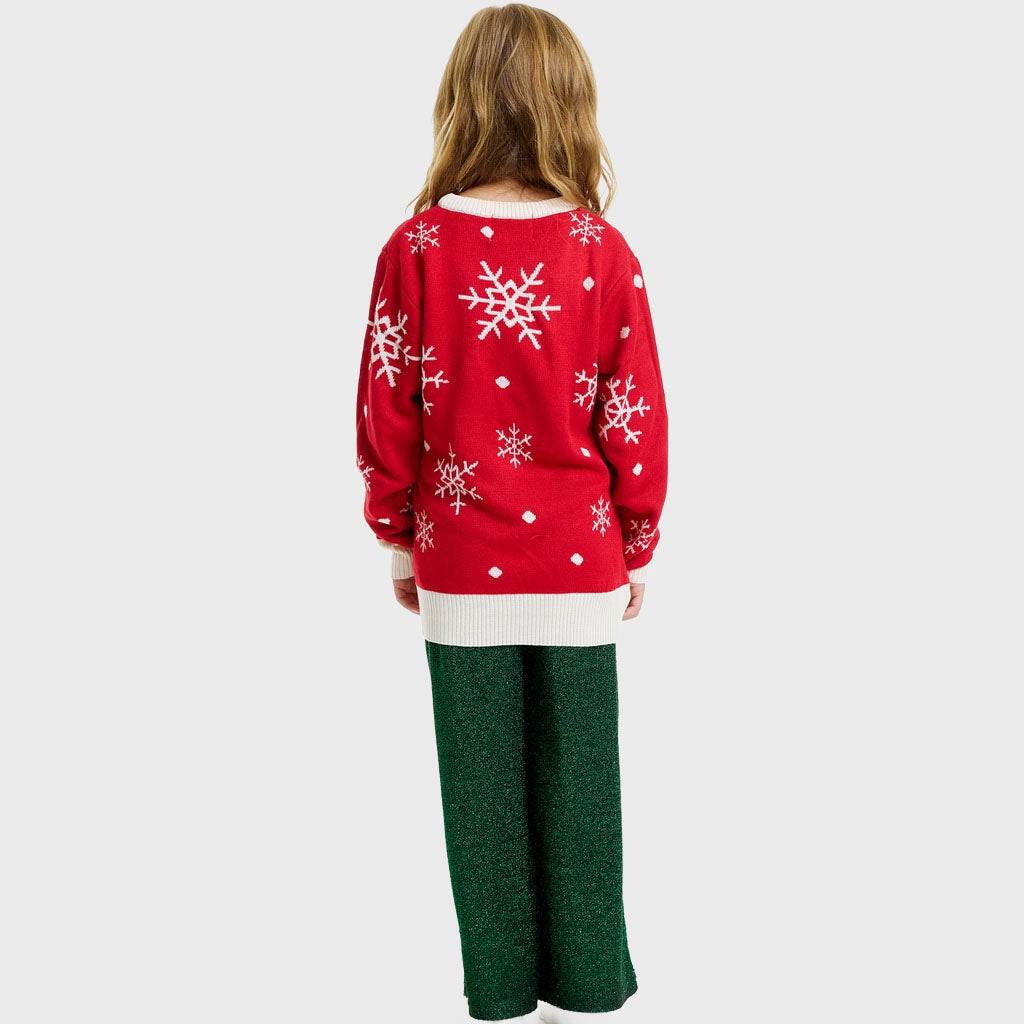 Det søde rensdyrs julesweater - Barn