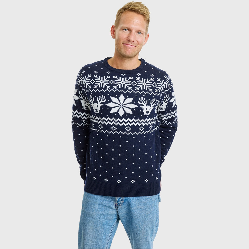 Merino julesweater - Herre