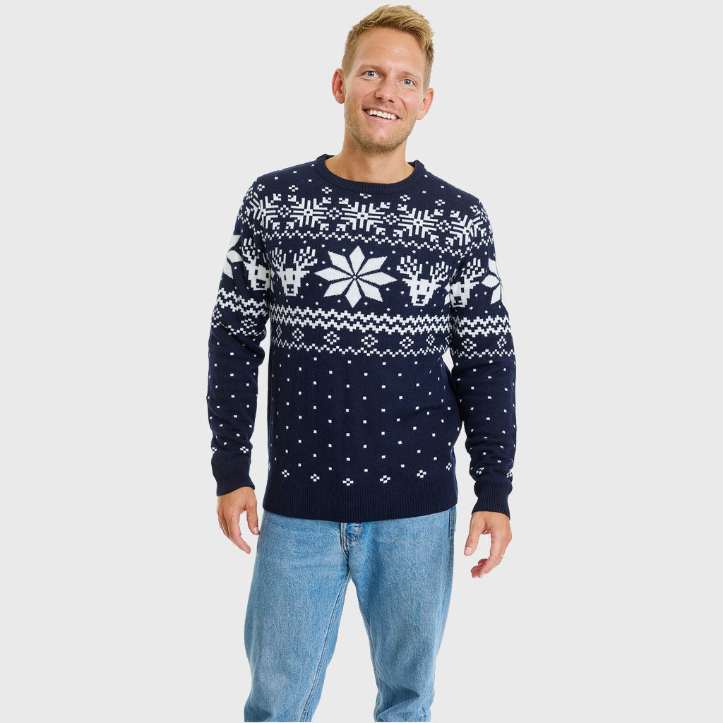 Merino julesweater - Herre