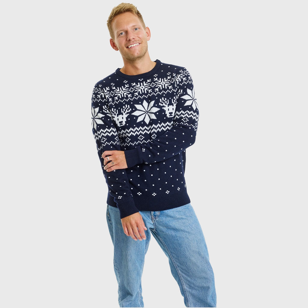 Merino julesweater - Herre