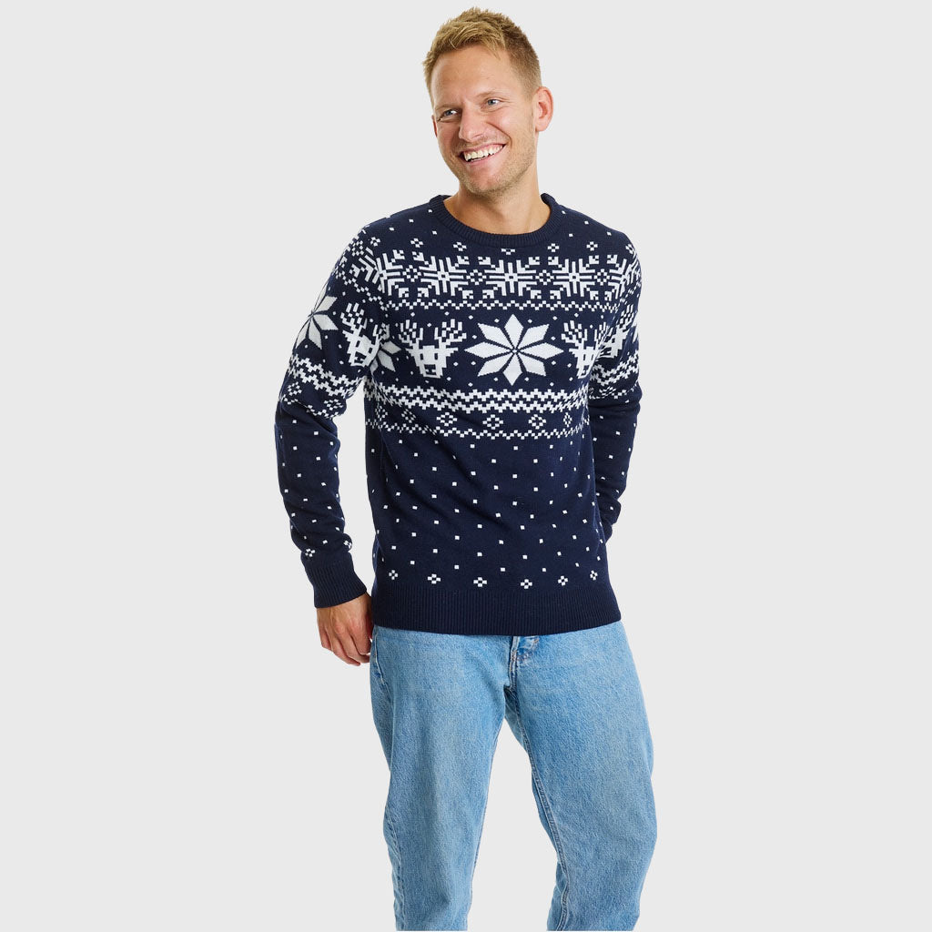 Merino julesweater - Herre